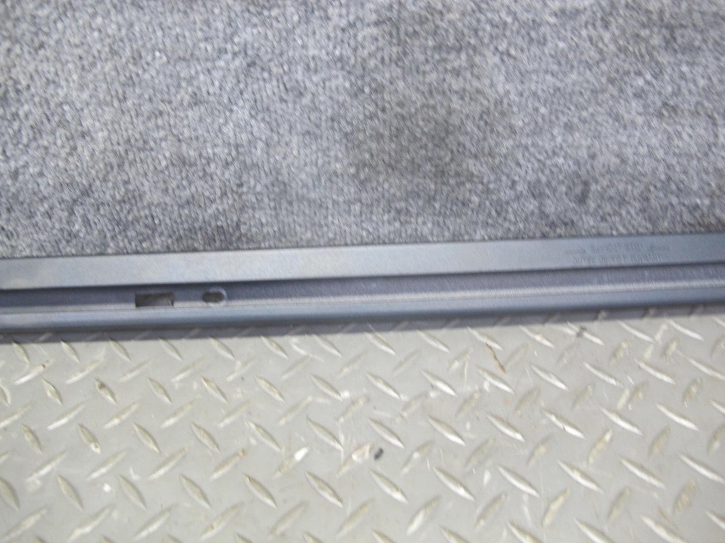 2003-2009 Hummer H2 Left & Right Roof Rail Track Luggage Bracket Molding Set