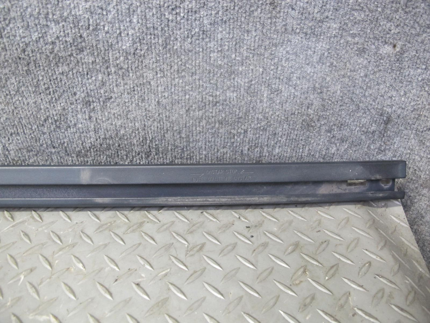 2003-2009 Hummer H2 Left & Right Roof Rail Track Luggage Bracket Molding Set