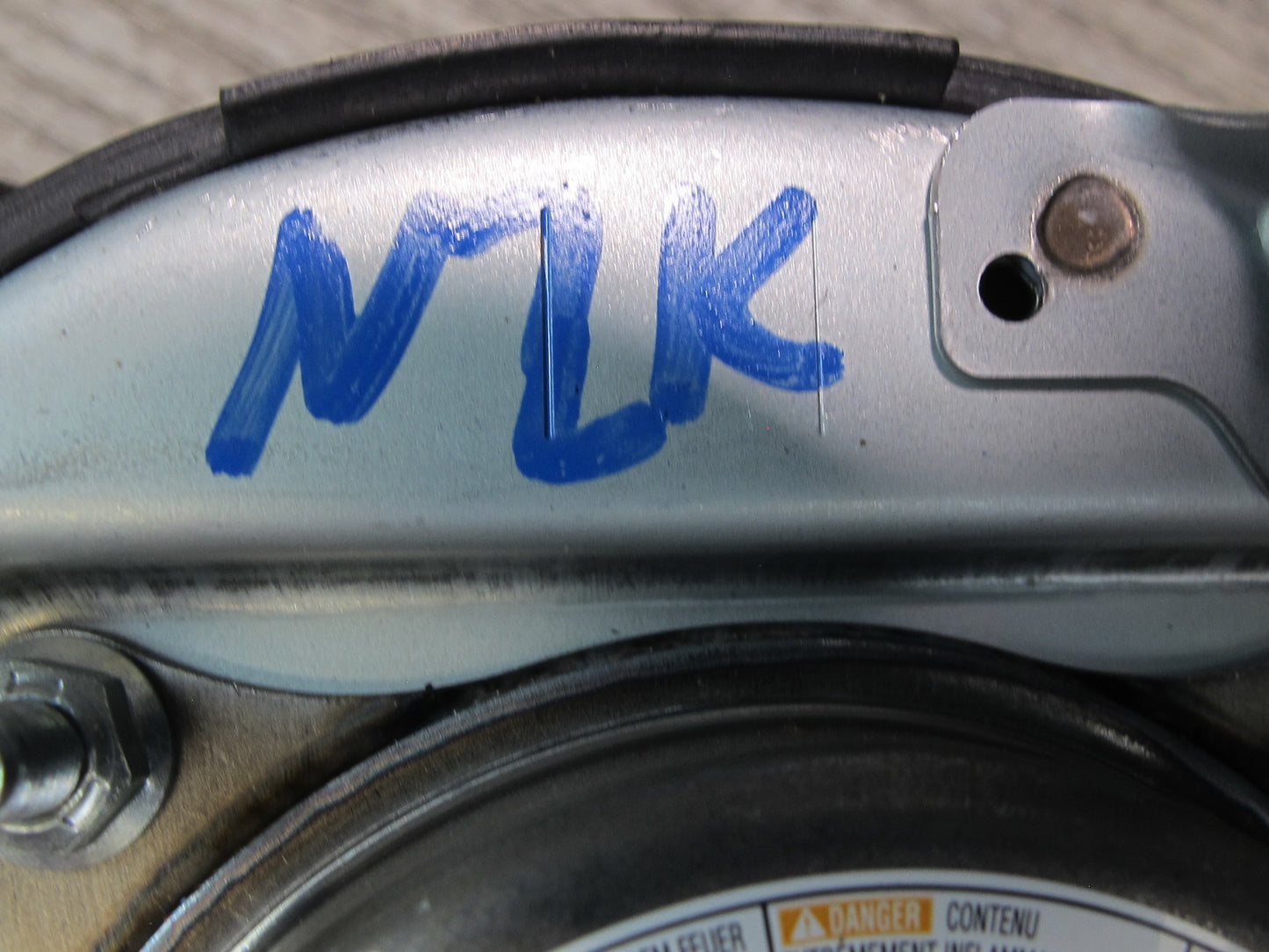 06-09 NISSAN 350Z Z33 FRONT LEFT DRIVER SIDE STEERING WHEEL SRS AIRBAG OEM