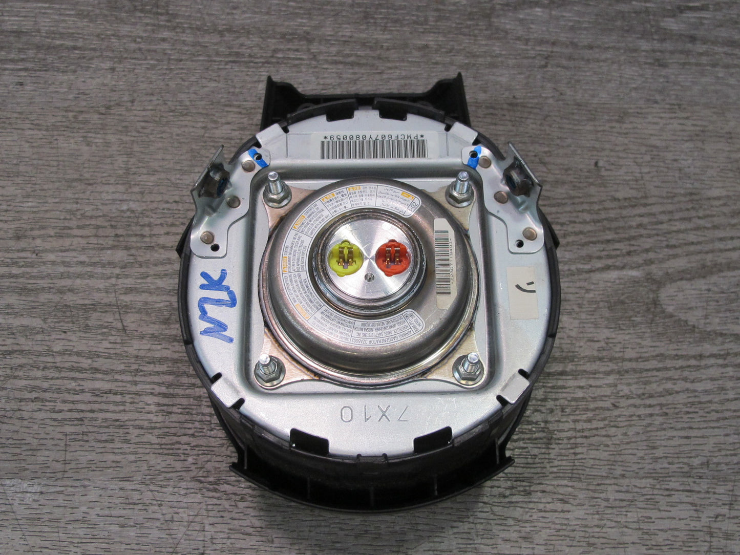 06-09 NISSAN 350Z Z33 FRONT LEFT DRIVER SIDE STEERING WHEEL SRS AIRBAG OEM
