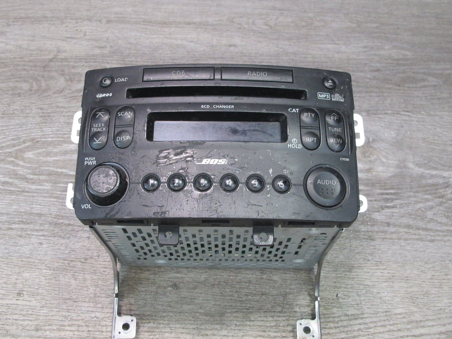 07-09 Nissan 350Z Z33 Radio AM FM CD Changer Player Receiver Head Unit Bose OEM