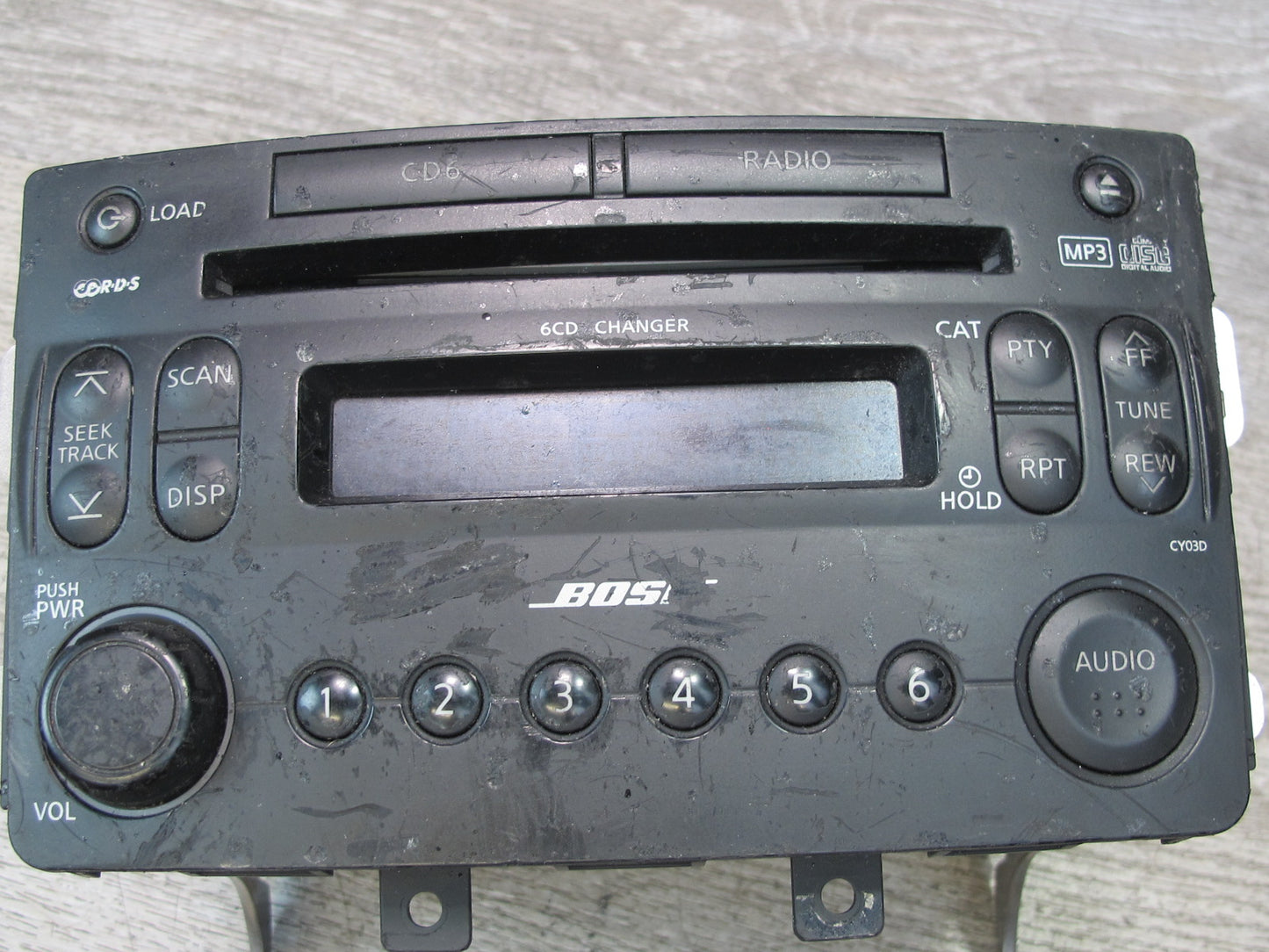 07-09 Nissan 350Z Z33 Radio AM FM CD Changer Player Receiver Head Unit Bose OEM