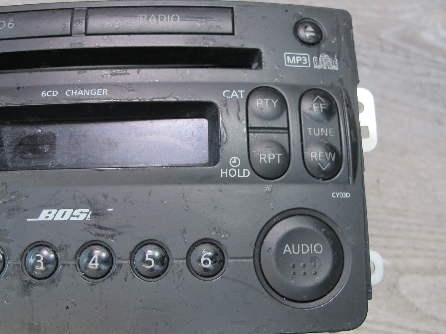 07-09 Nissan 350Z Z33 Radio AM FM CD Changer Player Receiver Head Unit Bose OEM