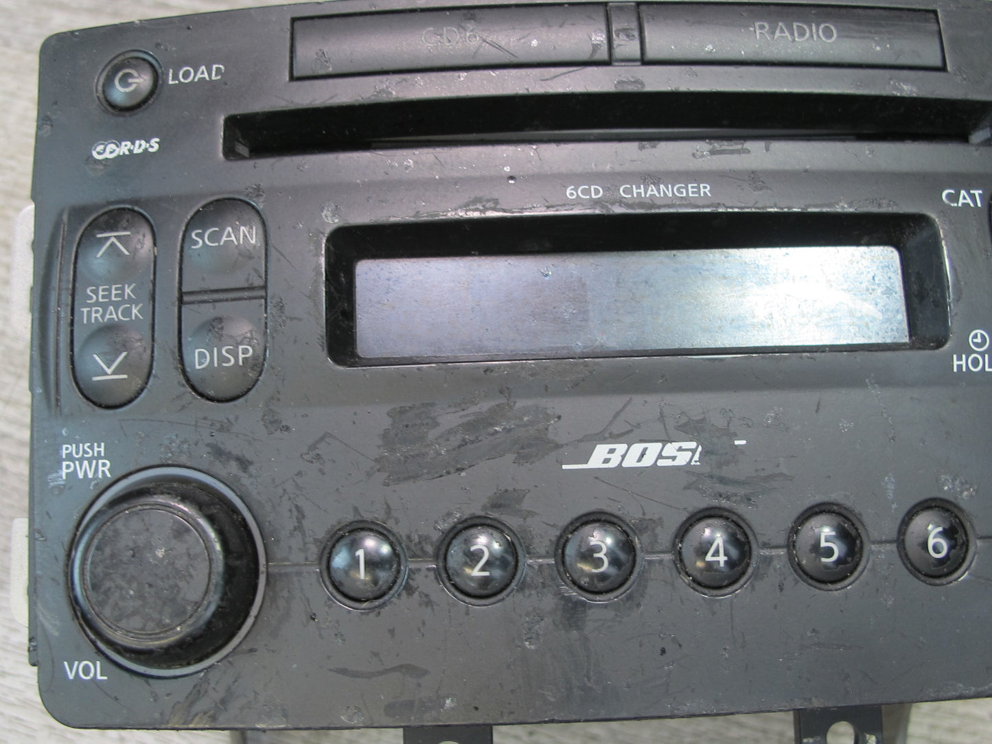 07-09 Nissan 350Z Z33 Radio AM FM CD Changer Player Receiver Head Unit Bose OEM
