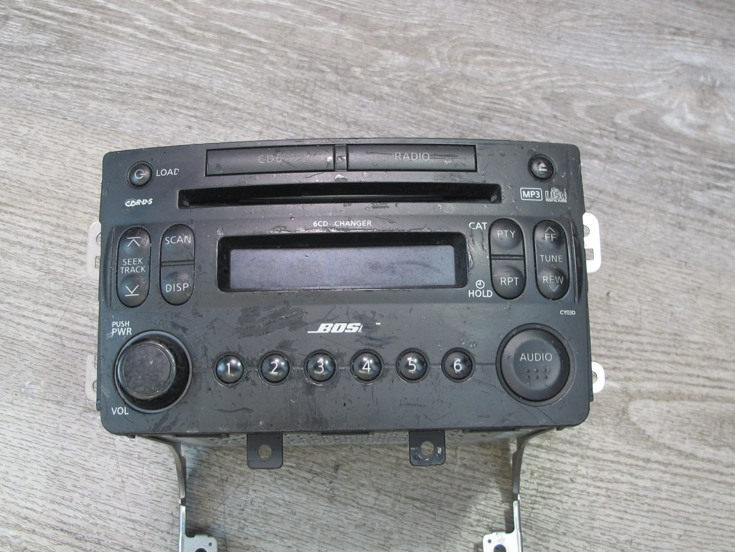 07-09 Nissan 350Z Z33 Radio AM FM CD Changer Player Receiver Head Unit Bose OEM