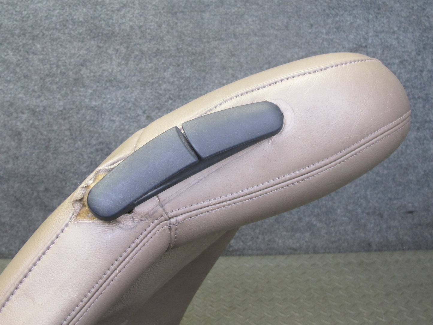 96-98 BMW E36/7 Z3 Roadster Right Seat Upper Leather Cushion Backrest Beige OEM