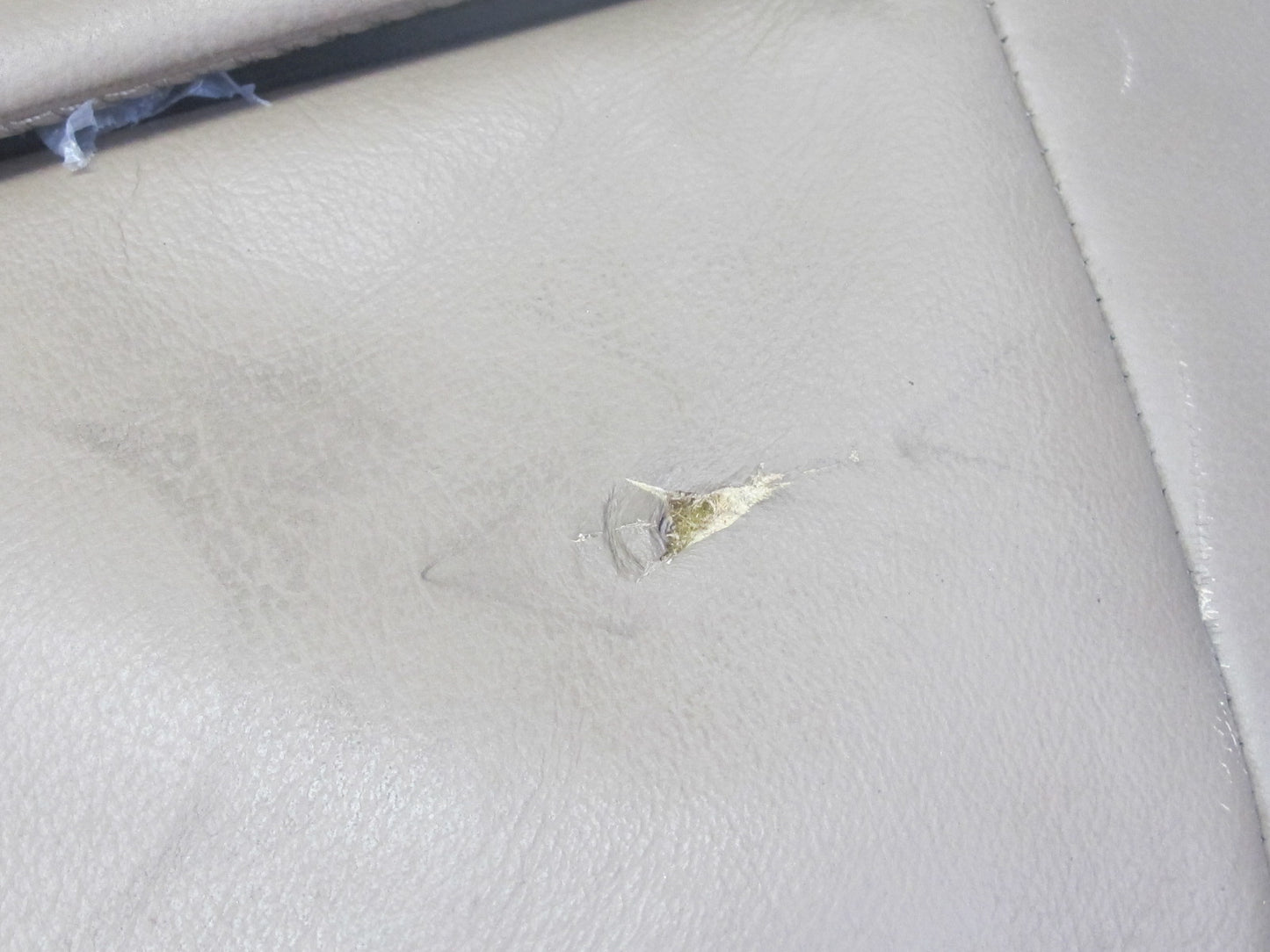 96-98 BMW E36/7 Z3 Roadster Right Seat Upper Leather Cushion Backrest Beige OEM
