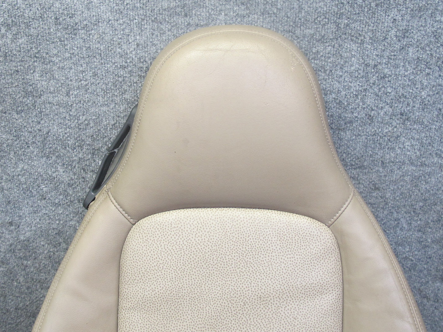 96-98 BMW E36/7 Z3 Roadster Right Seat Upper Leather Cushion Backrest Beige OEM