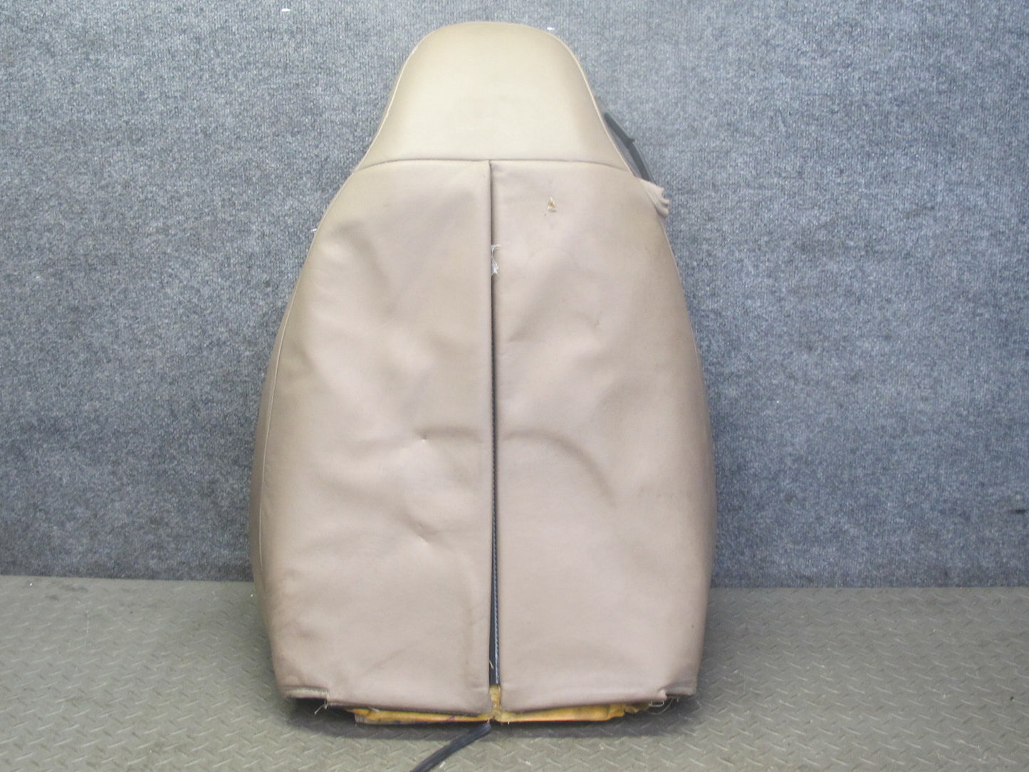96-98 BMW E36/7 Z3 Roadster Right Seat Upper Leather Cushion Backrest Beige OEM