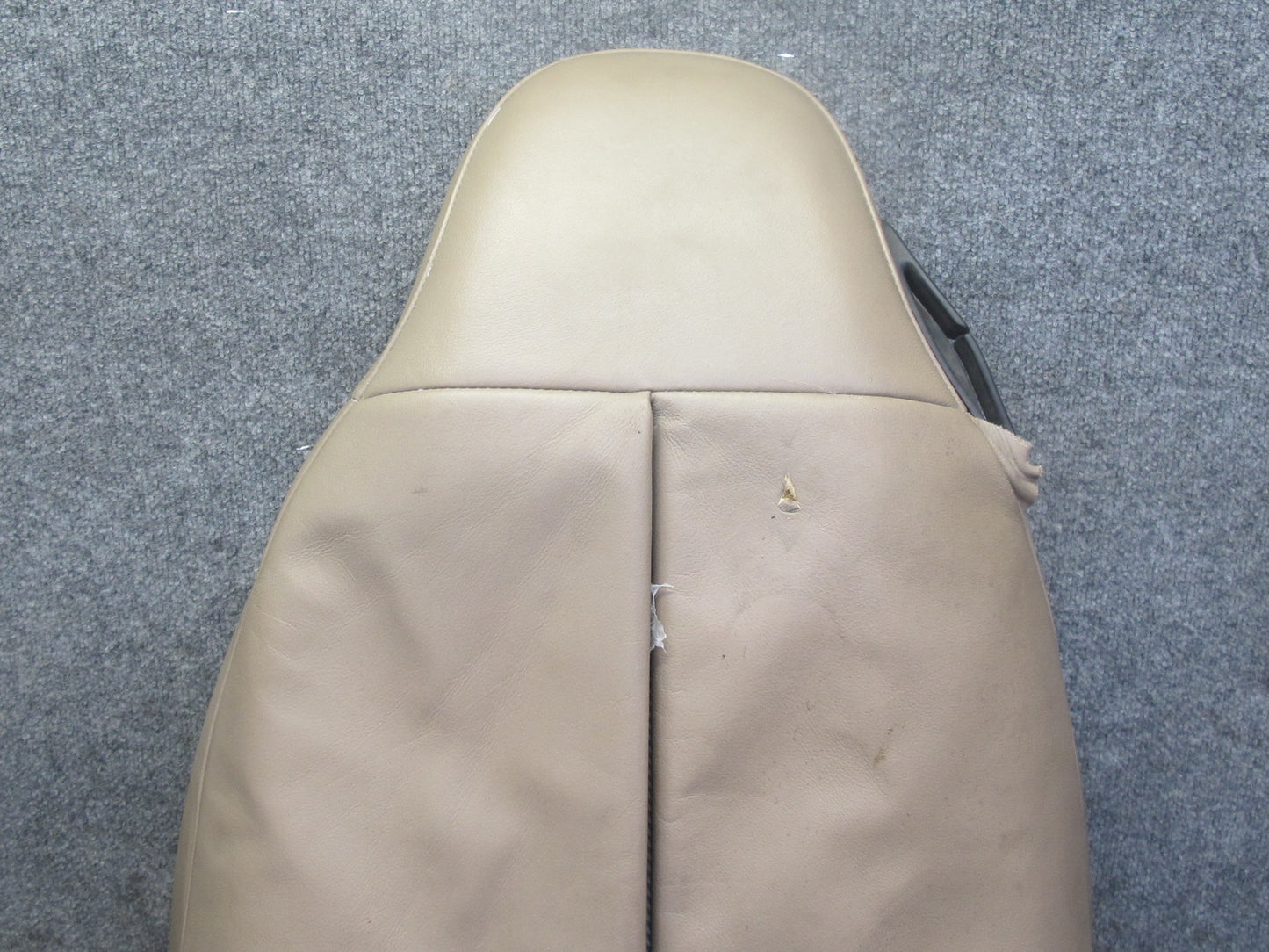 96-98 BMW E36/7 Z3 Roadster Right Seat Upper Leather Cushion Backrest Beige OEM