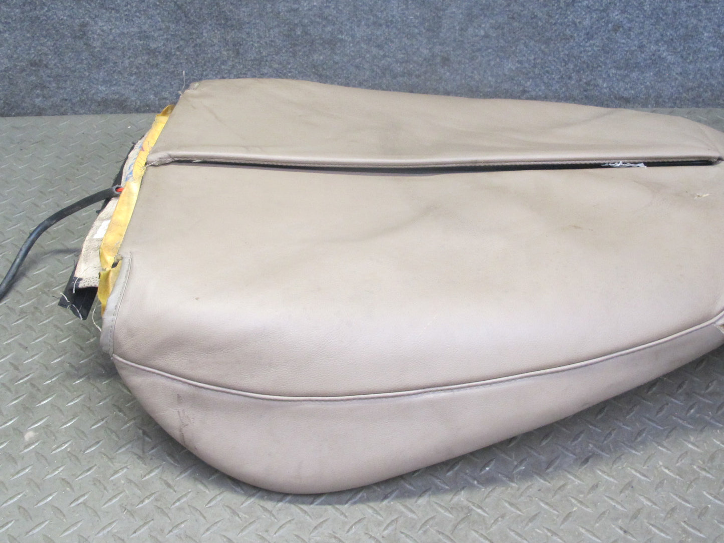 96-98 BMW E36/7 Z3 Roadster Right Seat Upper Leather Cushion Backrest Beige OEM