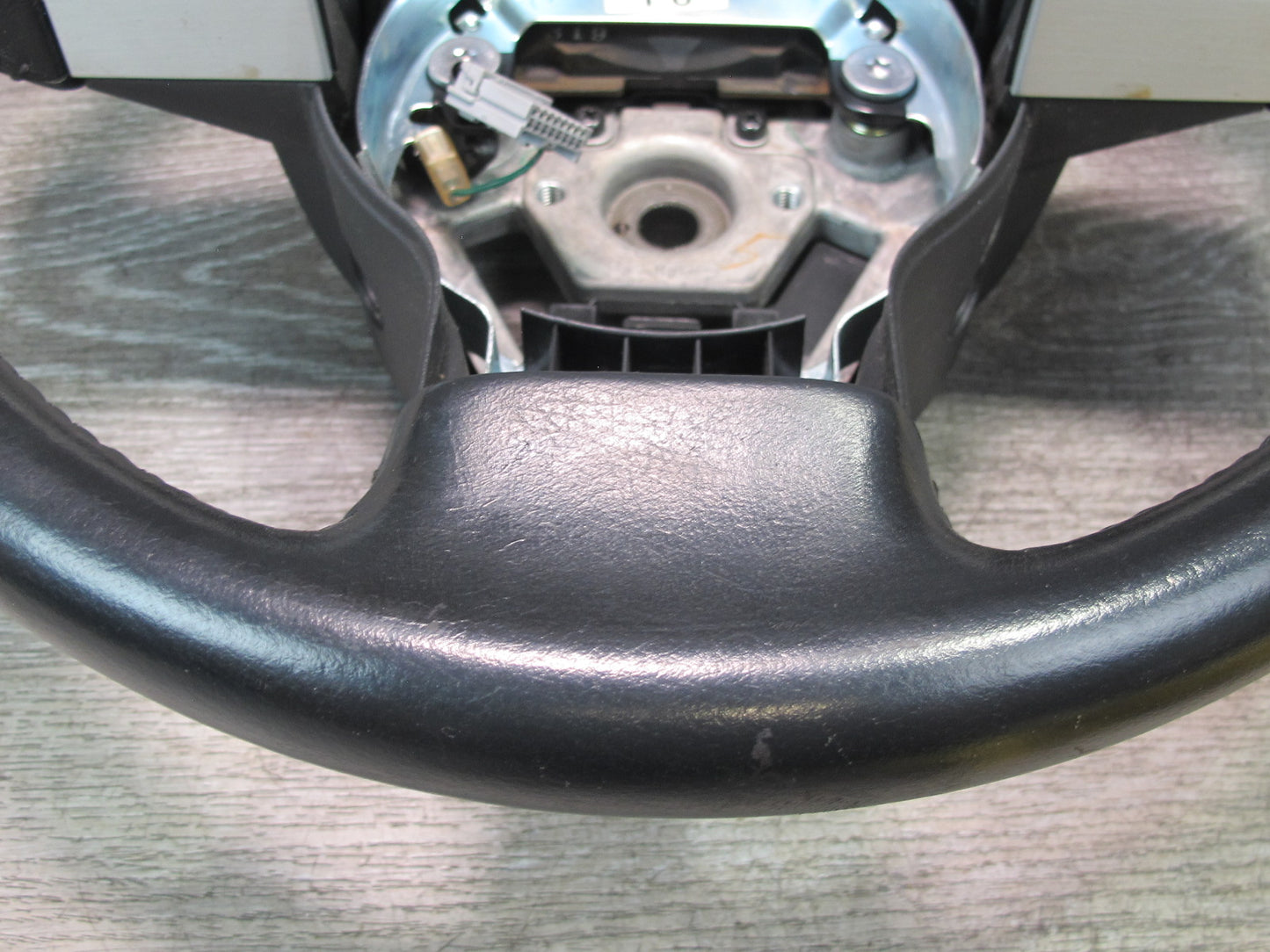 07-09 Nissan 350Z Z33 Multifunction Leather Steering w Cruise Black OEM