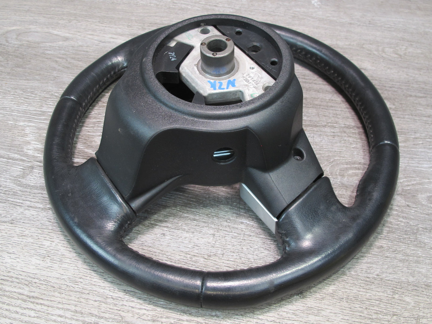 07-09 Nissan 350Z Z33 Multifunction Leather Steering w Cruise Black OEM
