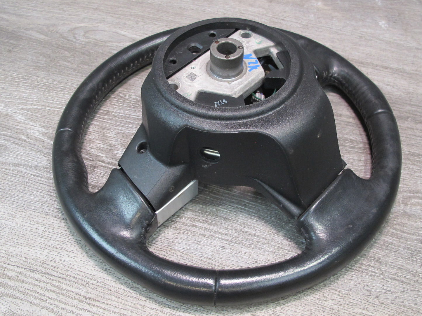 07-09 Nissan 350Z Z33 Multifunction Leather Steering w Cruise Black OEM