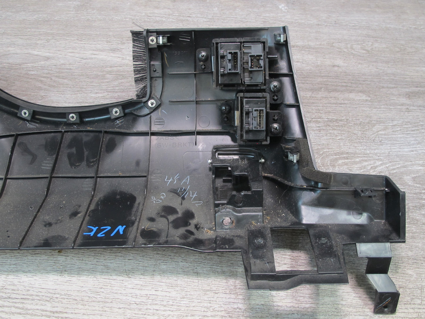 07-09 Nissan 350Z Z33 Convert Left Lower Knee Trim Cover Panel w Switches OEM