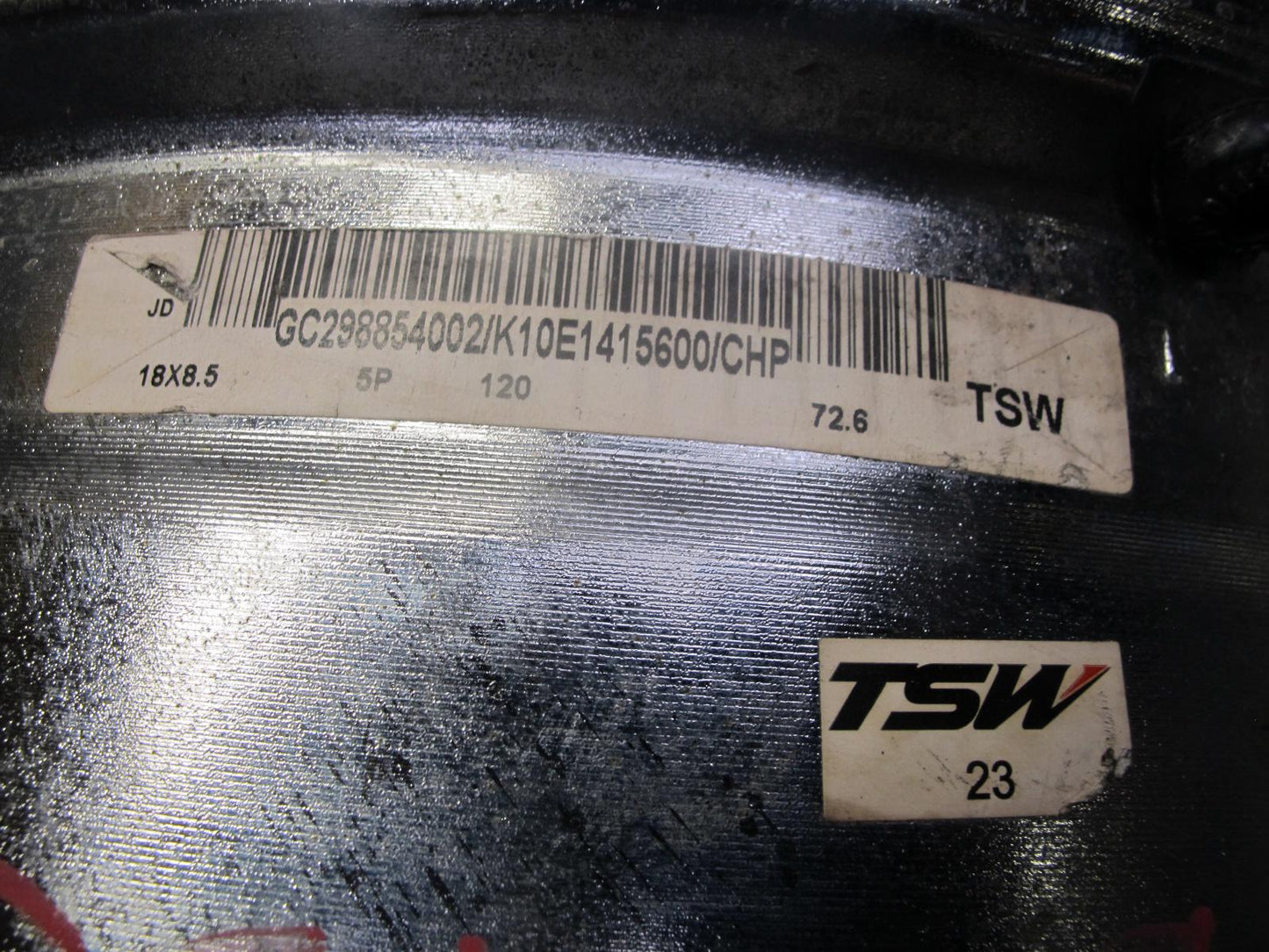 TSW 18" R18 Alloy Wheel Rim 18x8.5J ET40 5x120 Chrome