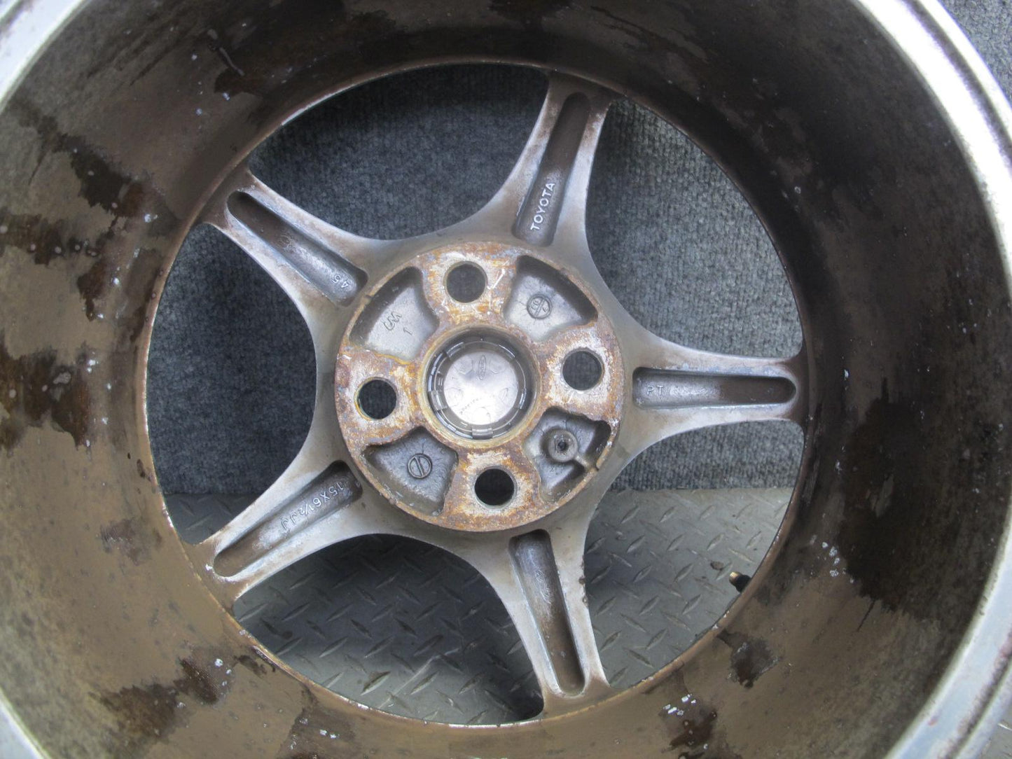 00-02 Toyota MR2 Spyder Rear 15" R15 Wheel Rim 15x6.5JJ ET45 OEM