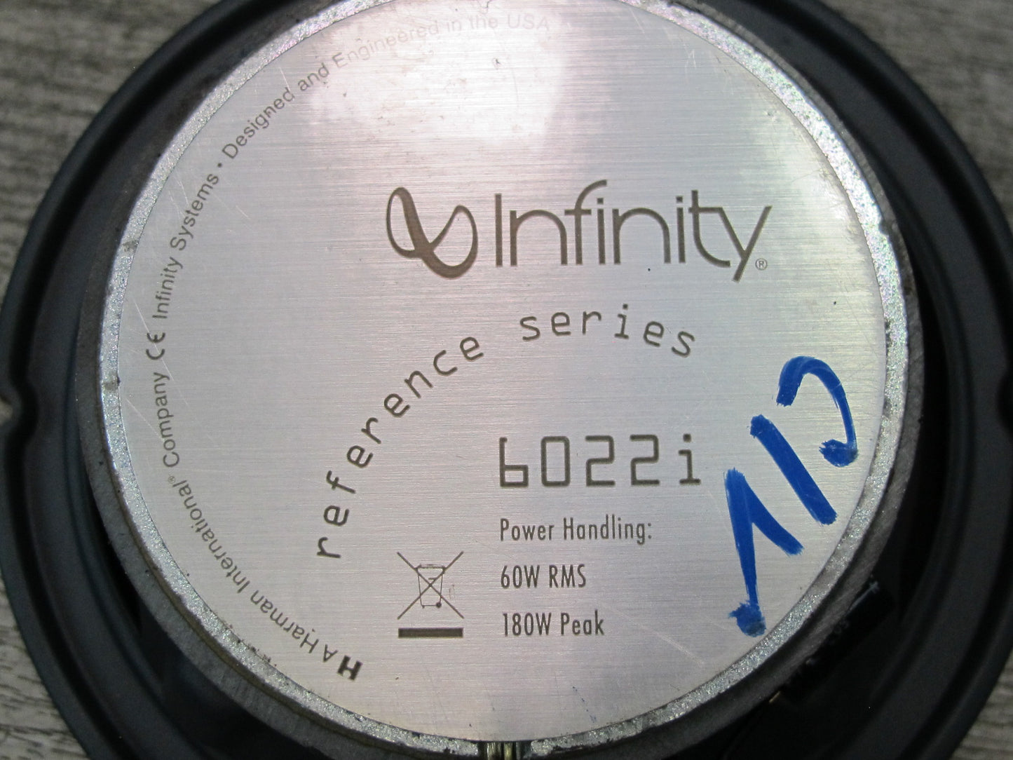 Set of 2 Infinity Reference 6022i 6.5" 2-WAY Speaker 60W RMS 180W Peak Power