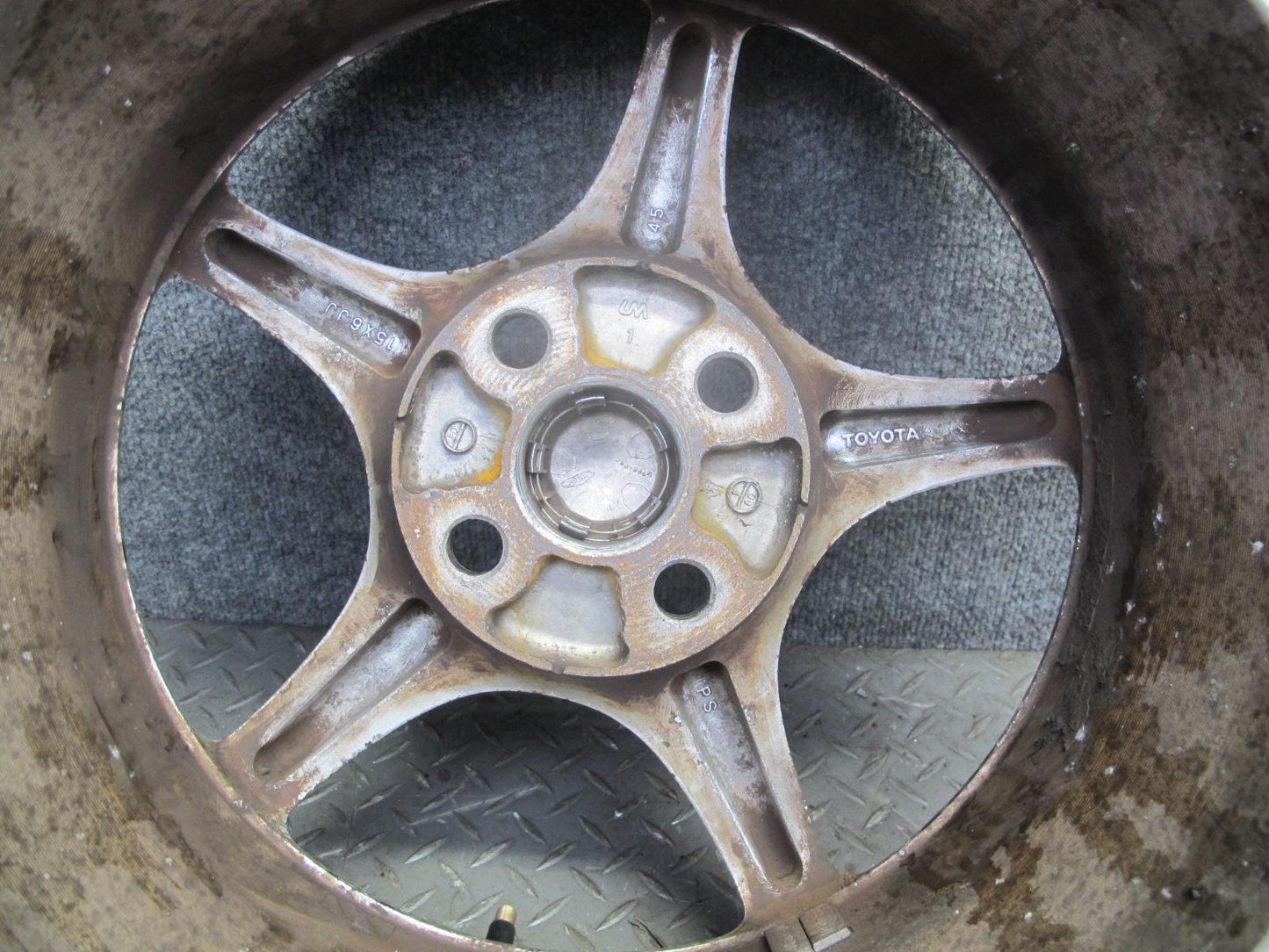 00-02 Toyota MR2 Spyder Rear 15" R15 Wheel Rim 15x6.5JJ ET45 OEM