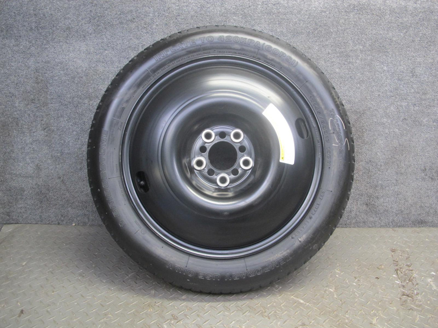03-09 Nissan 350Z Z33 Emergency Spare Tire R17 17" Wheel 17x4J 145/80 107M OEM
