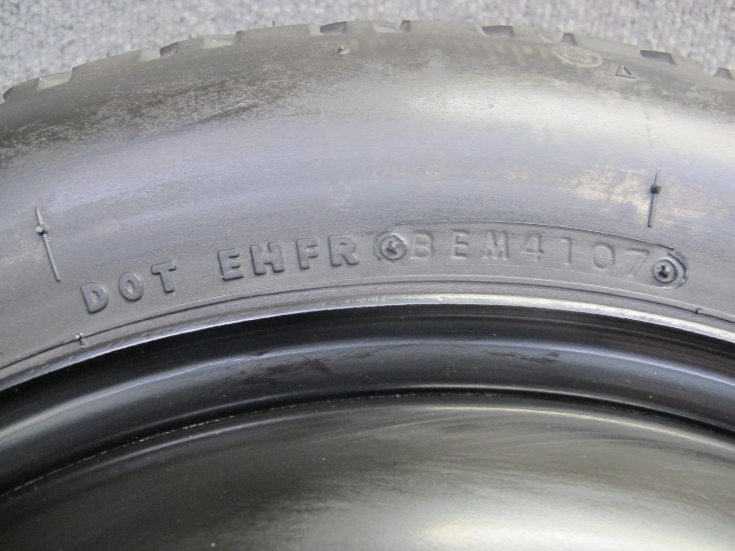 03-09 Nissan 350Z Z33 Emergency Spare Tire R17 17" Wheel 17x4J 145/80 107M OEM