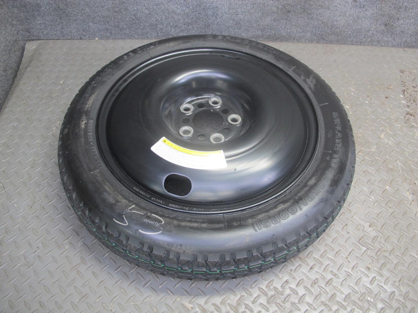 03-09 Nissan 350Z Z33 Emergency Spare Tire R17 17" Wheel 17x4J 145/80 107M OEM