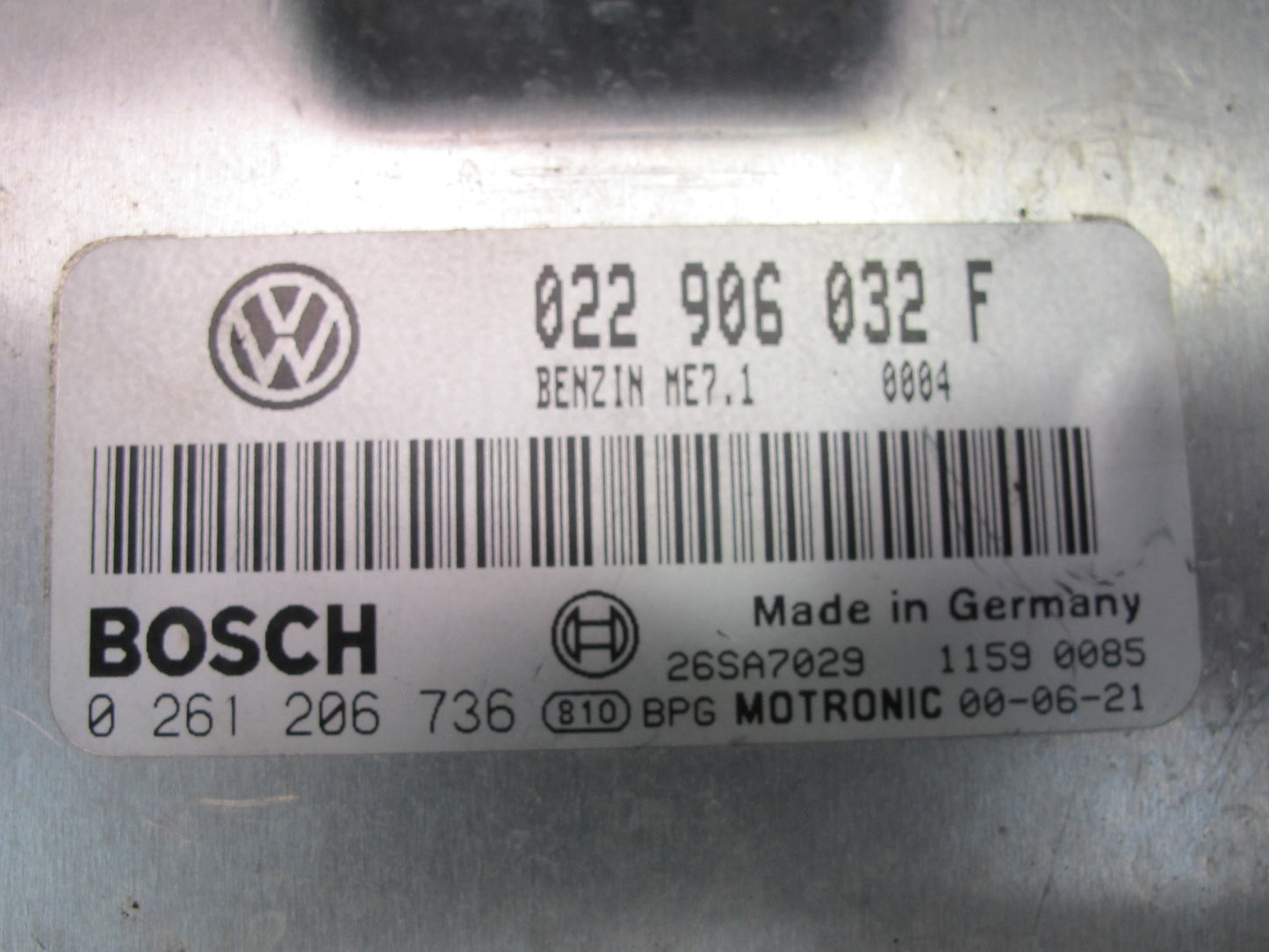 2001 VW Eurovan T4 2.8L A/T Engine ECU Immo Theft Ignition Lock KEY Handle Set