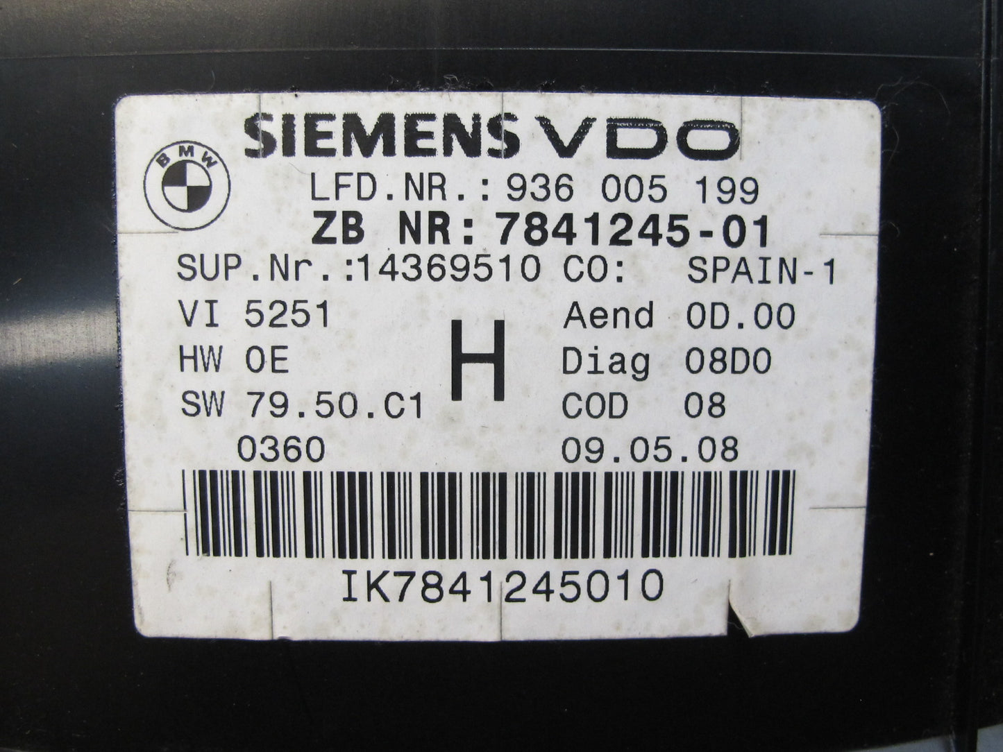 2008 BMW E90 E92 E93 M3 S65 M/T Engine ECU DME Speedometer CAS3 Lock KEY Set