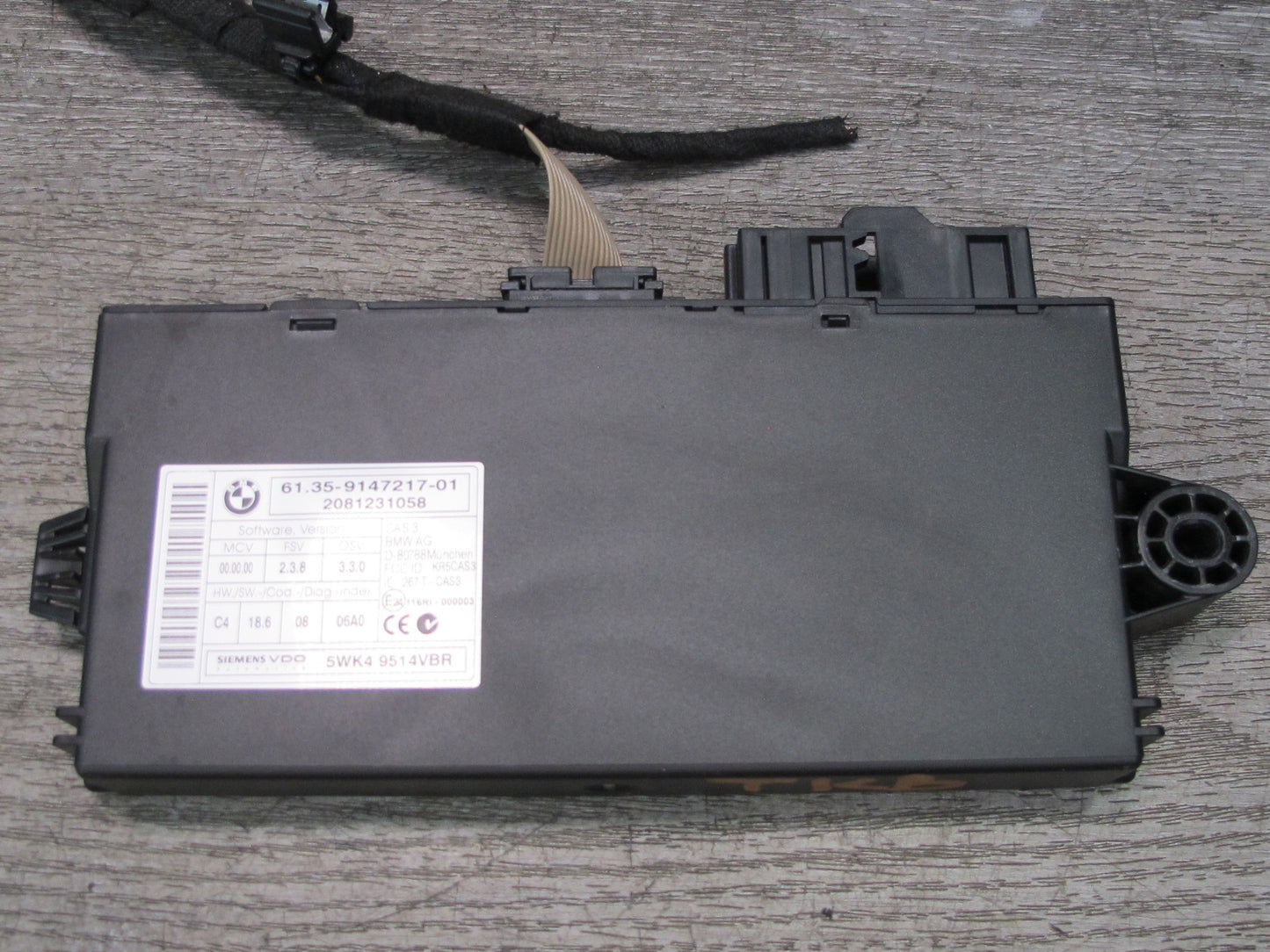 2008 BMW E90 E92 E93 M3 S65 M/T Engine ECU DME Speedometer CAS3 Lock KEY Set
