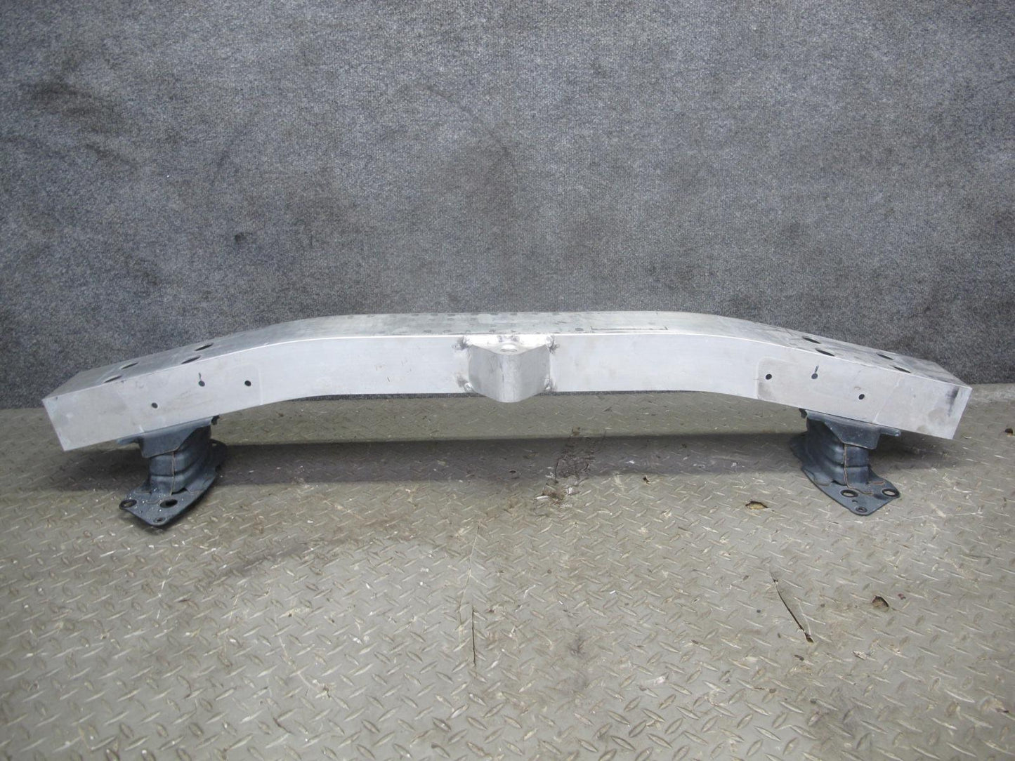 06-09 Nissan 350Z Z33 Conv Front Bumper Reinforcement Impact Bar w Brackets OEM