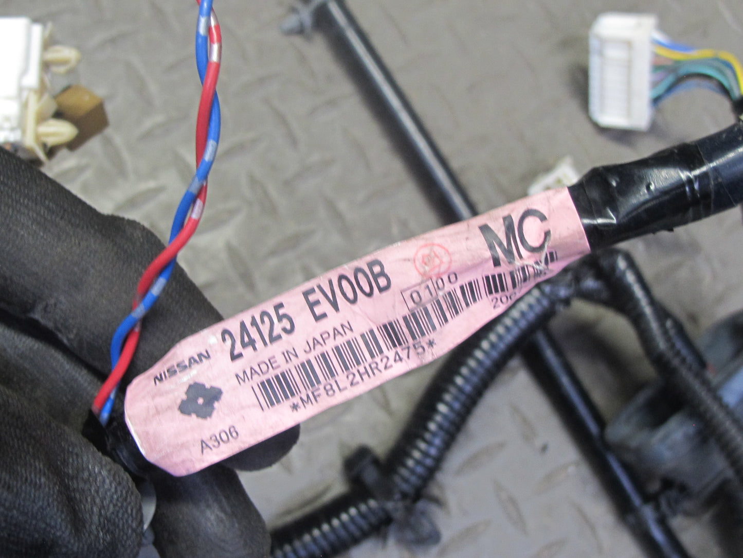 07-09 Nissan 350Z Z33 GT Set of 2 Left & Right Door Wire Wiring Harness OEM