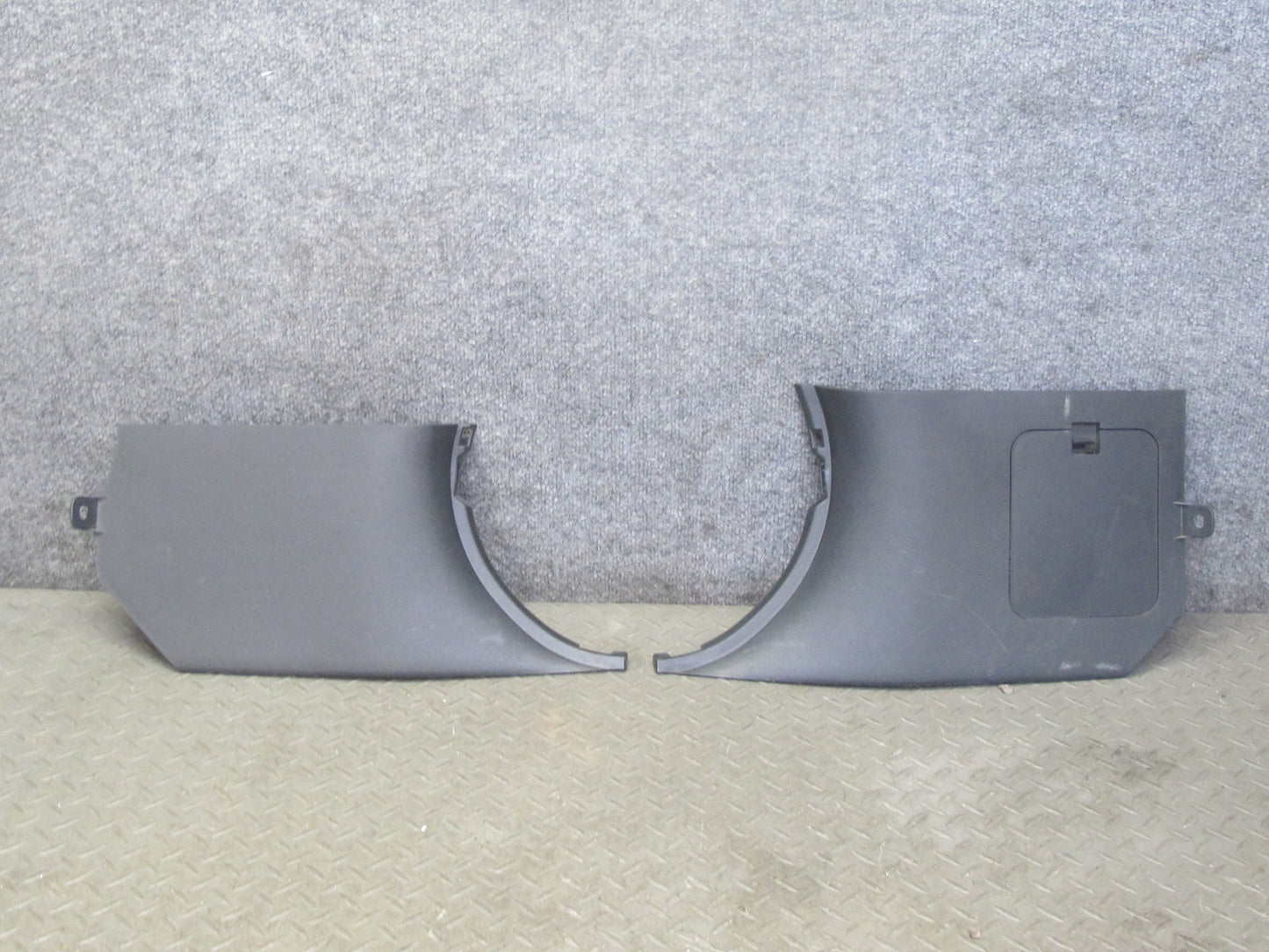 03-09 Nissan 350Z Z33 Set of 2 Front Left & Right Kick Trim Cover Black OEM