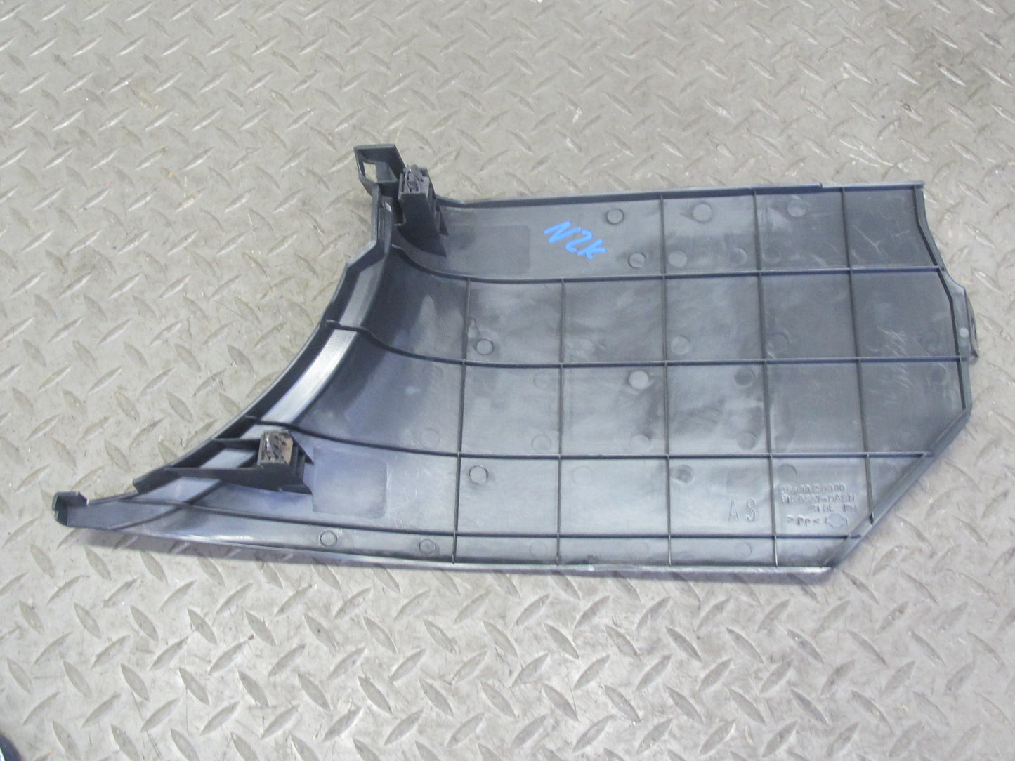 03-09 Nissan 350Z Z33 Set of 2 Front Left & Right Kick Trim Cover Black OEM