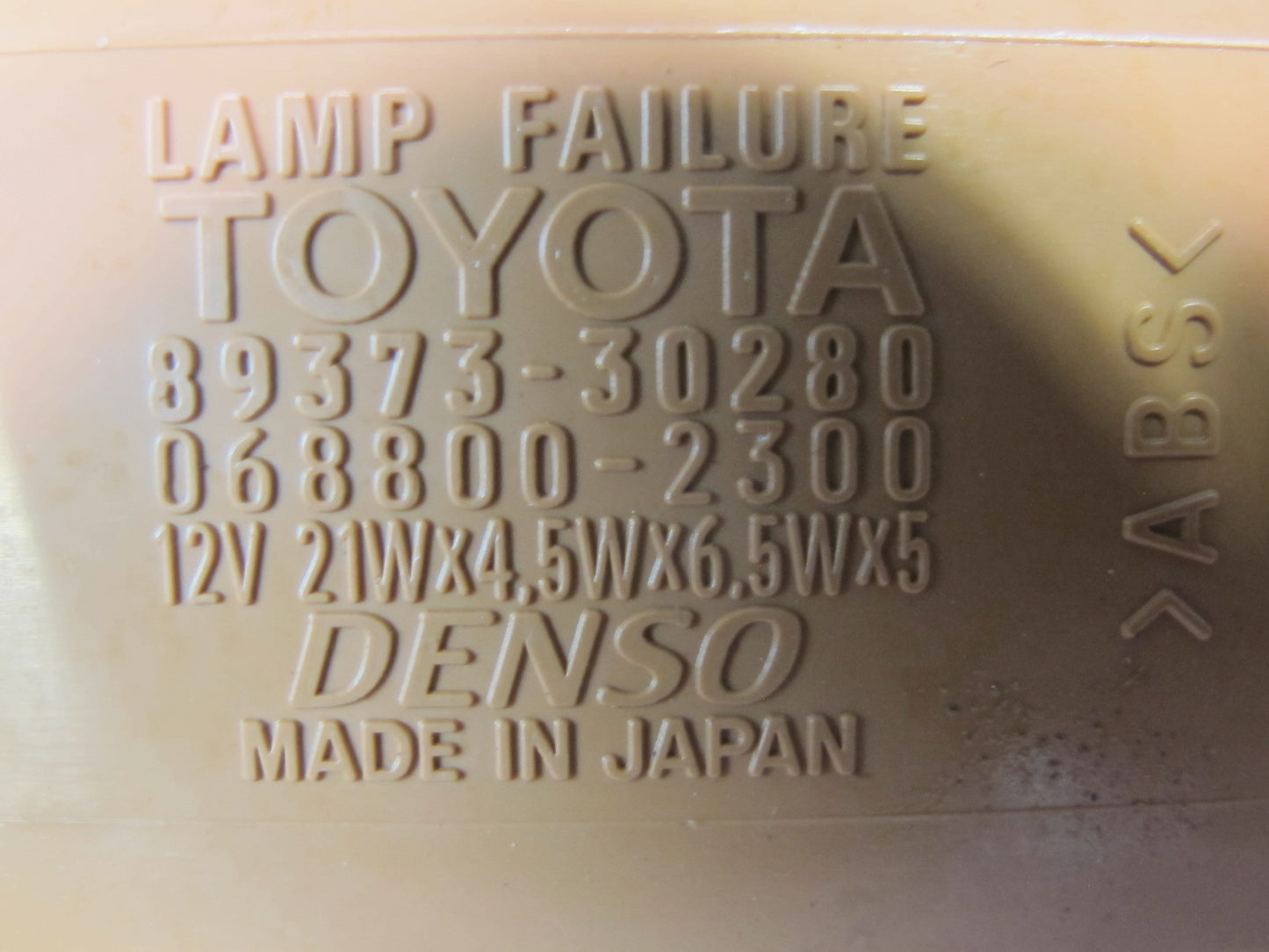 98-05 Lexus GS400 GS430 GS300 Lamp Failure Control Module Unit 89373-30280 OEM