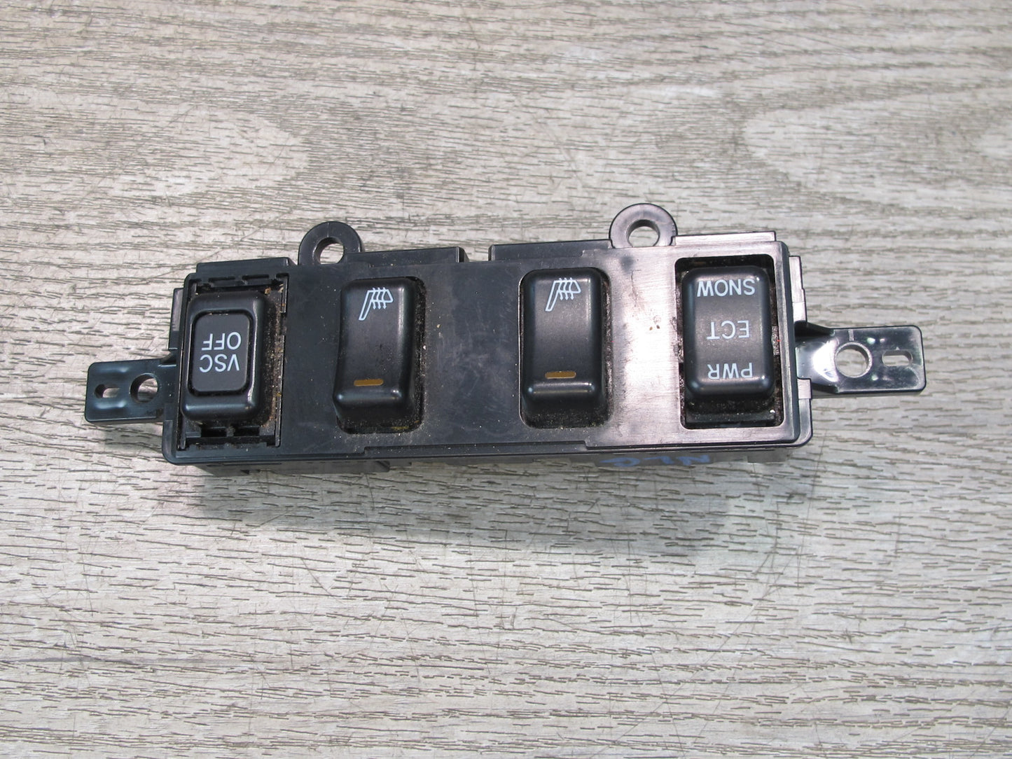 98-05 Lexus GS400 GS430 GS300 Snow ECT VSC Heated Seat Switch Panel Black OEM