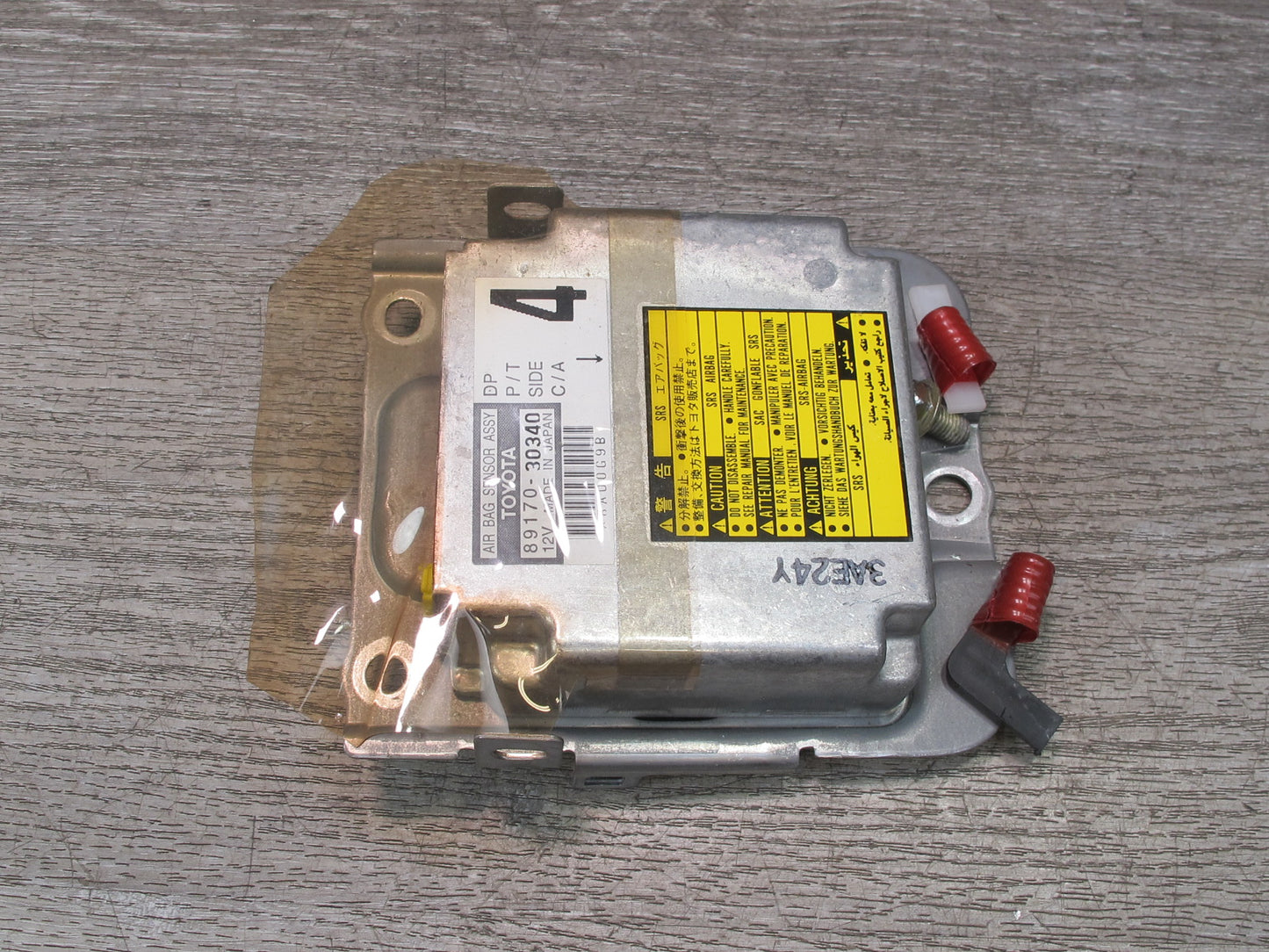 01-05 LEXUS GS300 GS430 SRS AIRBAG SENSOR CONTROL MODULE 89170-30340 OEM
