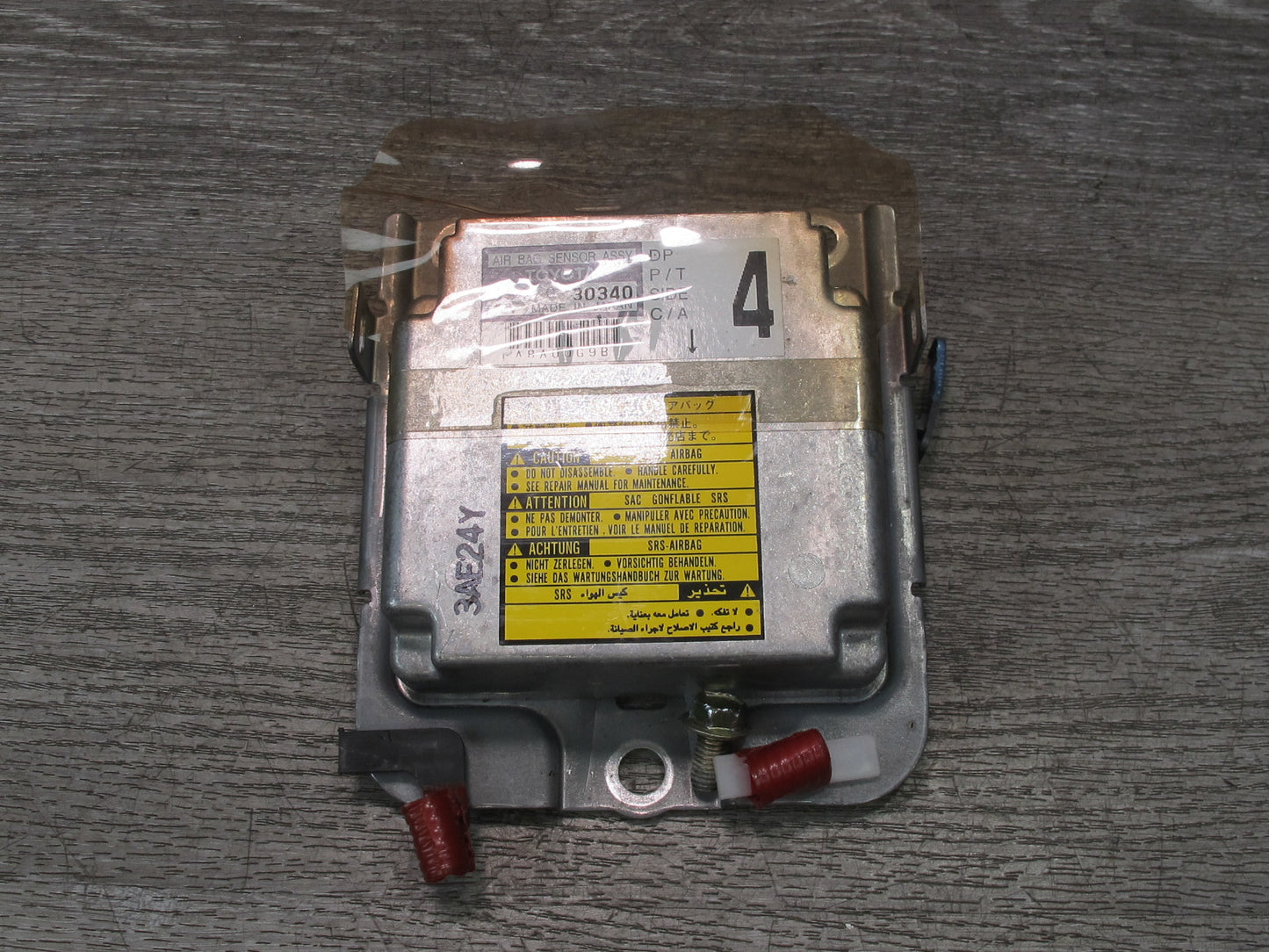 01-05 LEXUS GS300 GS430 SRS AIRBAG SENSOR CONTROL MODULE 89170-30340 OEM
