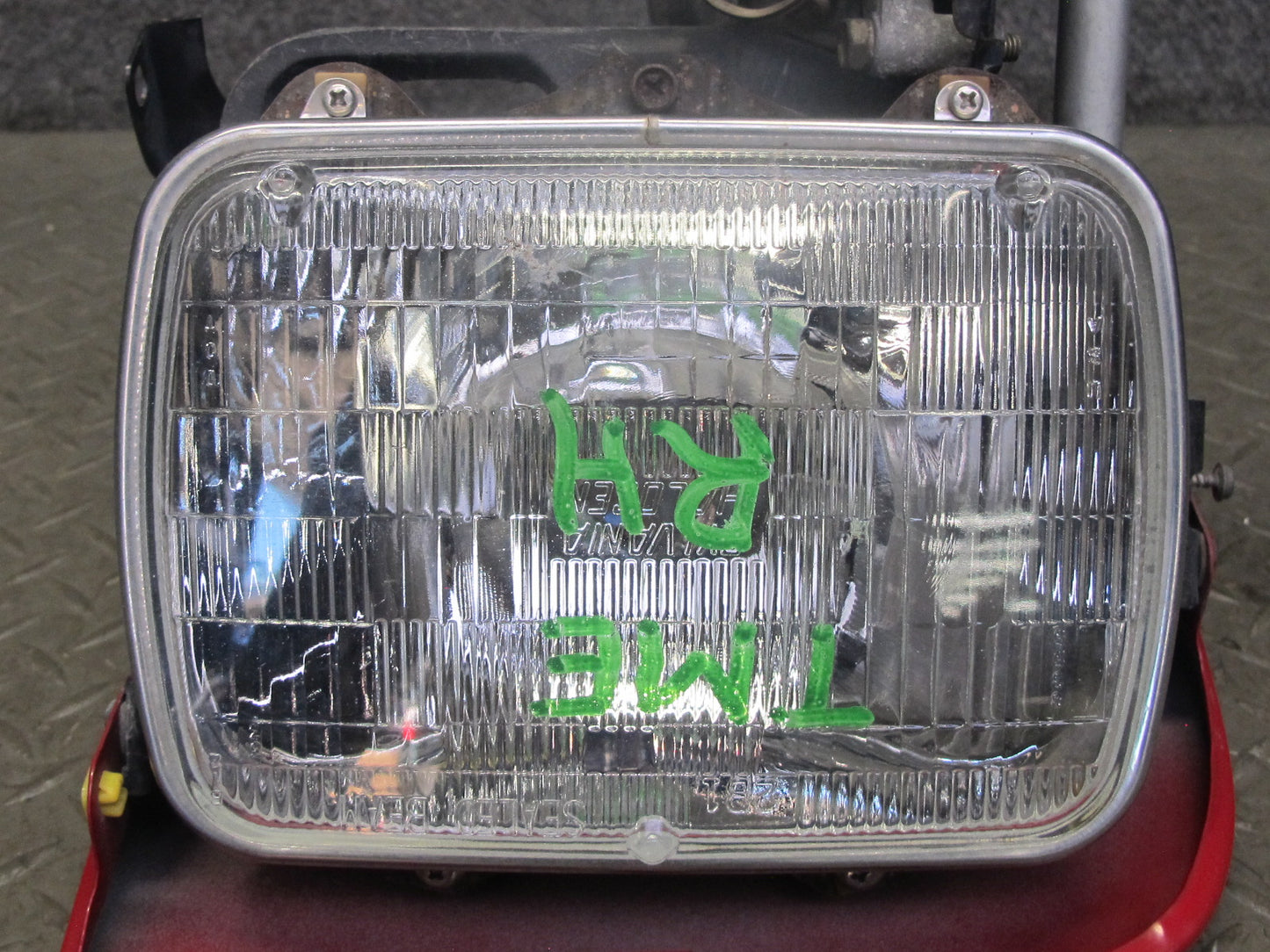 91-95 Toyota SW21L MR2 Front Right POP UP Headlight Lamp w Motor Rally RED OEM