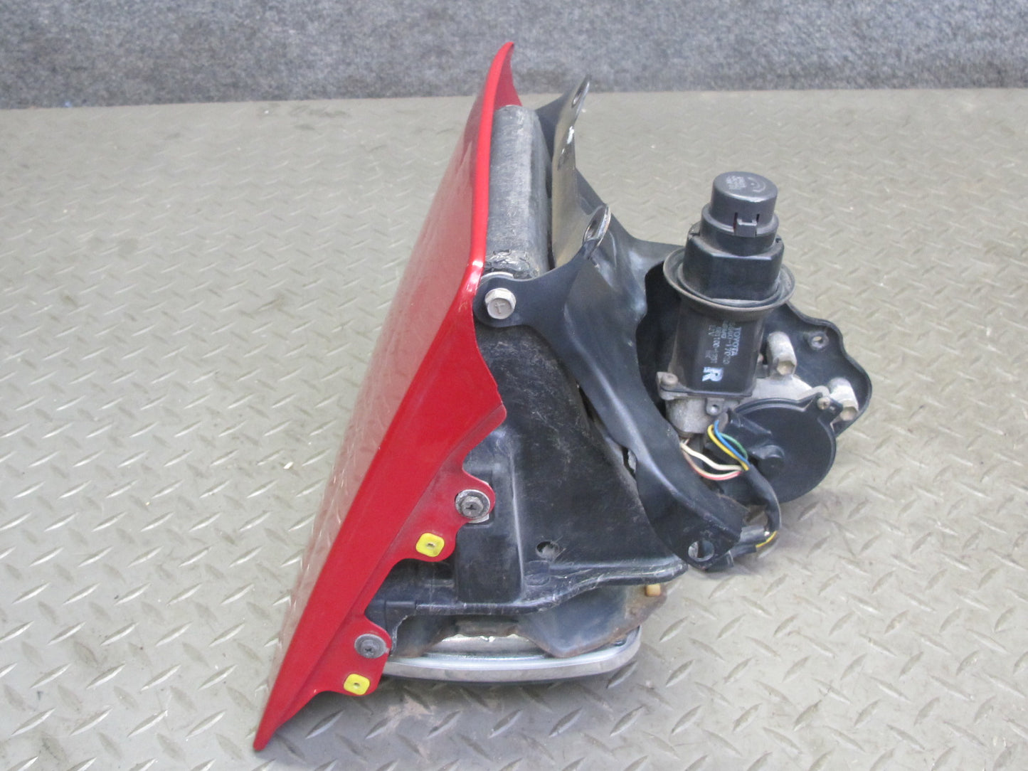 91-95 Toyota SW21L MR2 Front Right POP UP Headlight Lamp w Motor Rally RED OEM