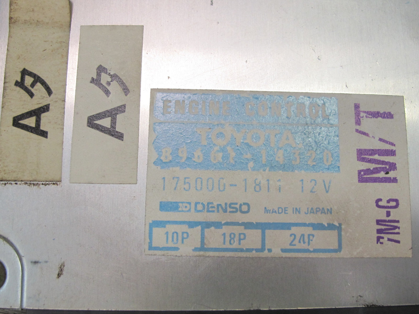 89-92 Toyota Supra MK3 7MGE NON Turbo M/T ECM ECU Engine Control Module Unit OEM