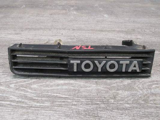 89-92 Toyota Supra MA70L Set of 2 Front Bumper Left & Right Trim Grille Logo OEM