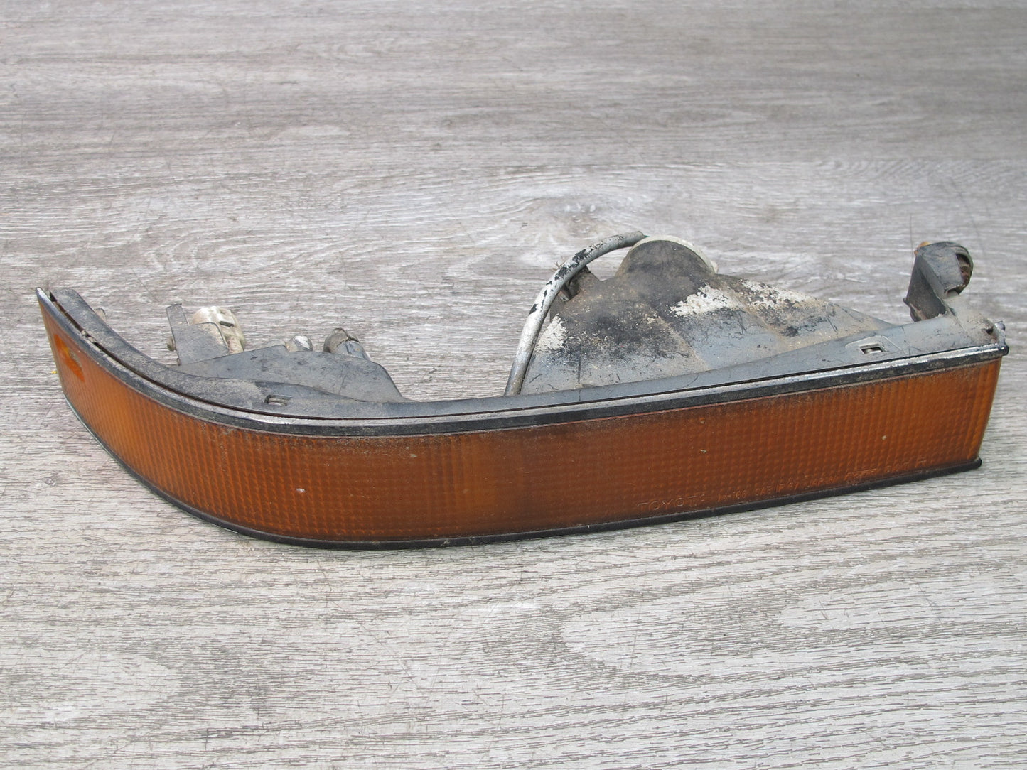 89-92 Toyota Supra MA70L MK3 Set of 2 Front Bumper Turn Signal Marker Light OEM