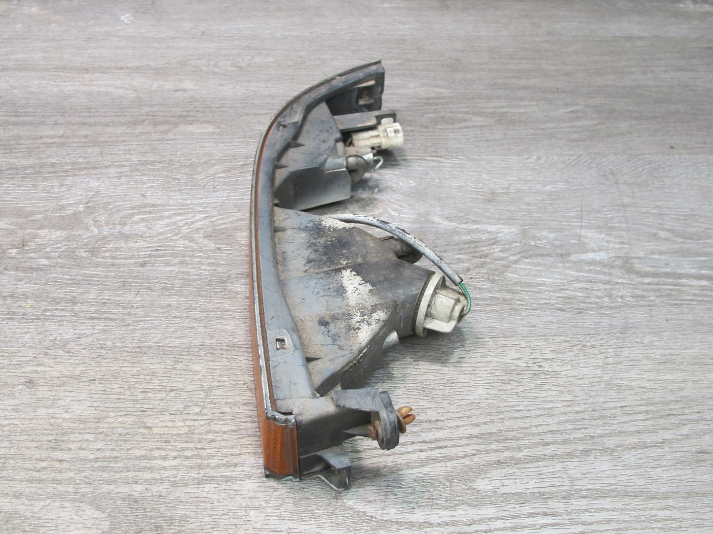 89-92 Toyota Supra MA70L MK3 Set of 2 Front Bumper Turn Signal Marker Light OEM