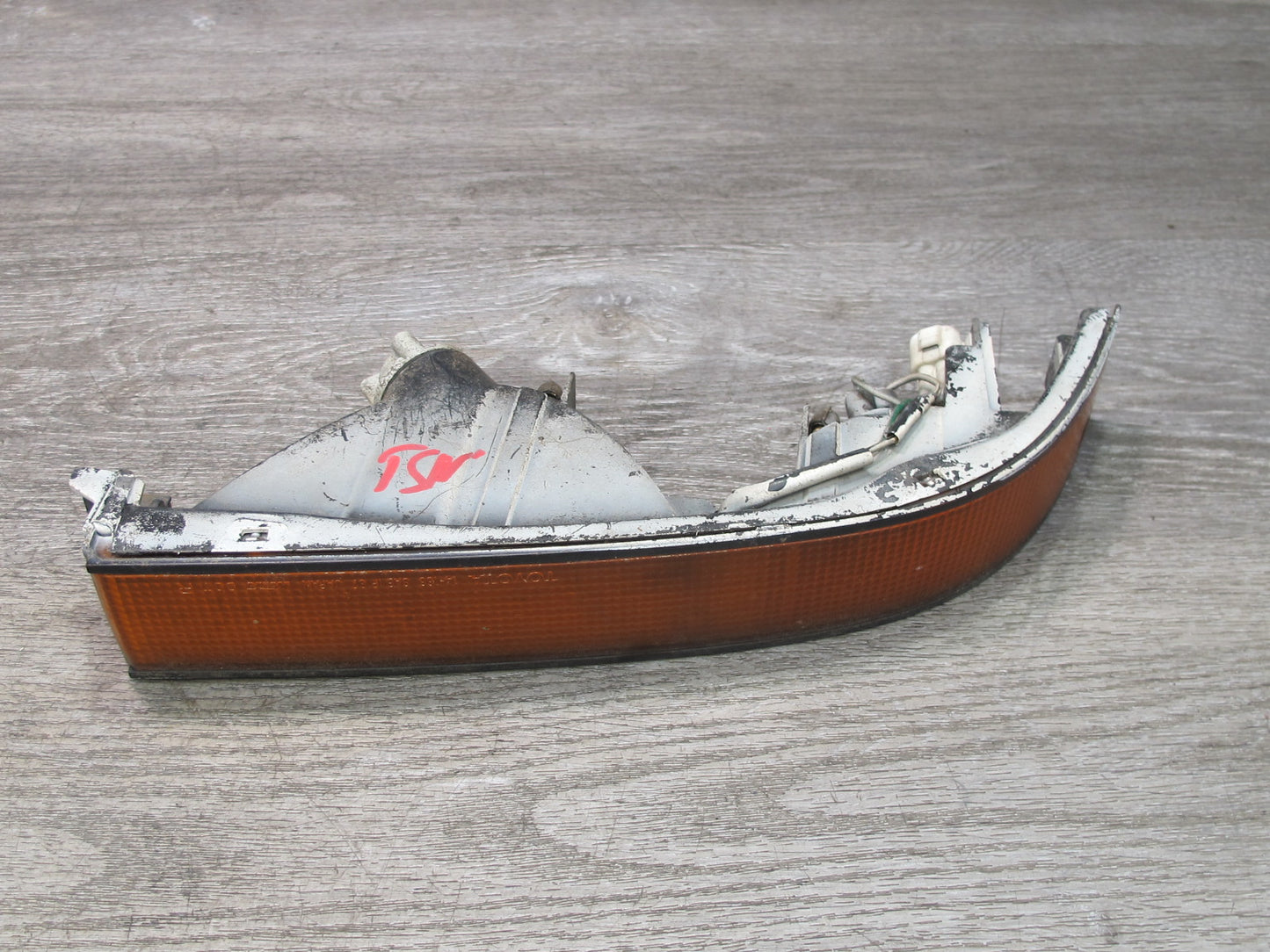 89-92 Toyota Supra MA70L MK3 Set of 2 Front Bumper Turn Signal Marker Light OEM