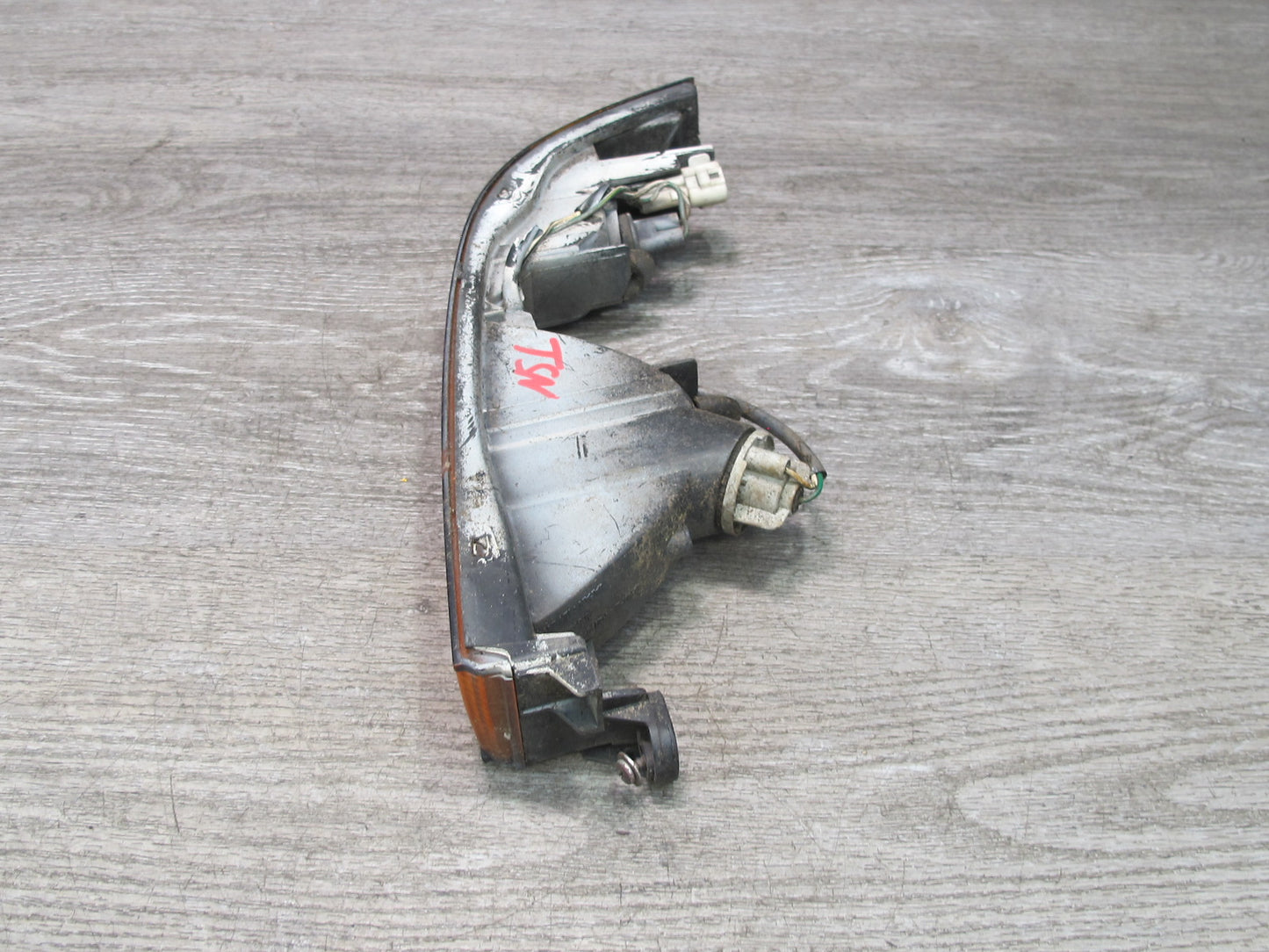 89-92 Toyota Supra MA70L MK3 Set of 2 Front Bumper Turn Signal Marker Light OEM