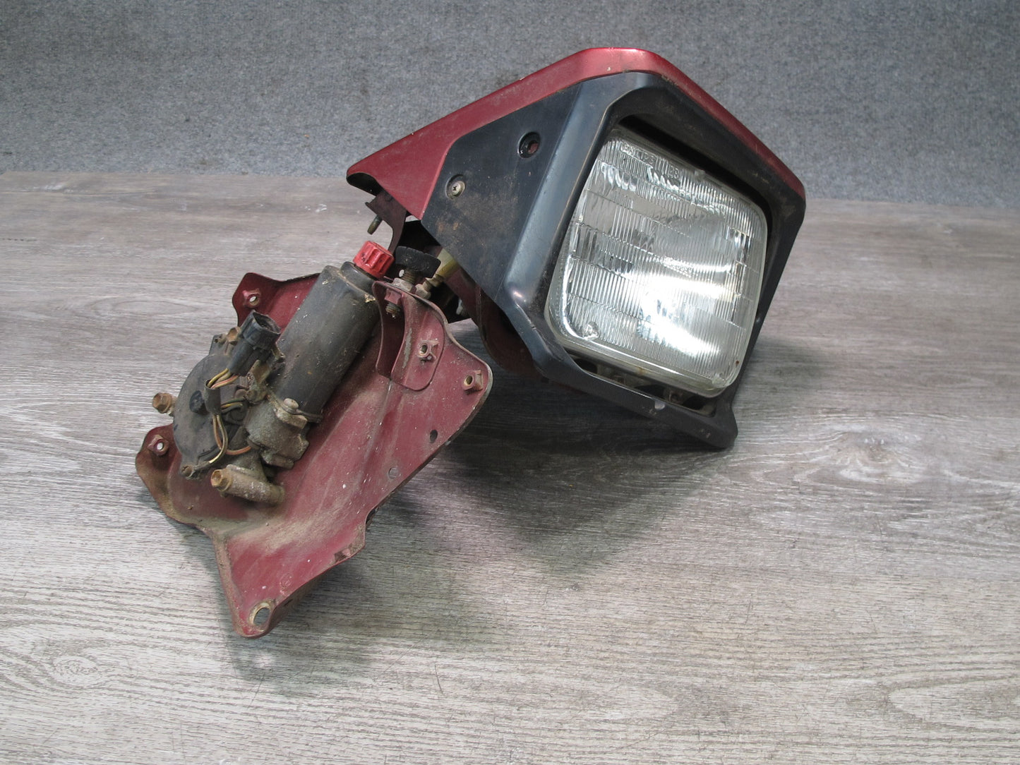 89-92 Toyota Supra MA70L Front Left POP UP Headlight Lamp w Cover & Motor OEM