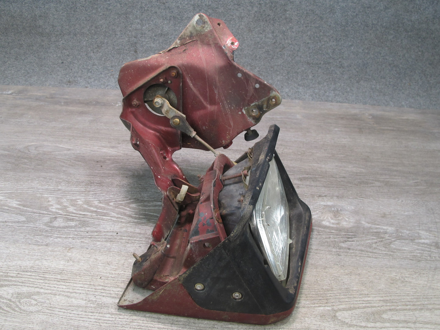 89-92 Toyota Supra MA70L Front Left POP UP Headlight Lamp w Cover & Motor OEM