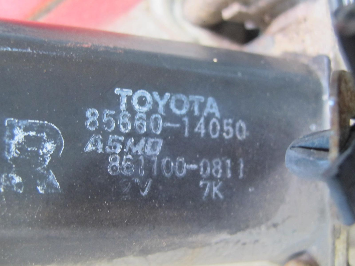 89-92 Toyota Supra MA70L Front Right POP UP Headlight Lamp w Cover & Motor OEM