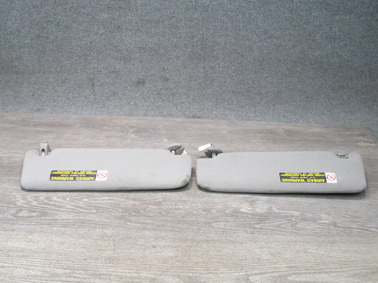 01-05 Lexus GS300 GS430 Set of 2 Front Left & Right Sun Visor Shade Gray OEM