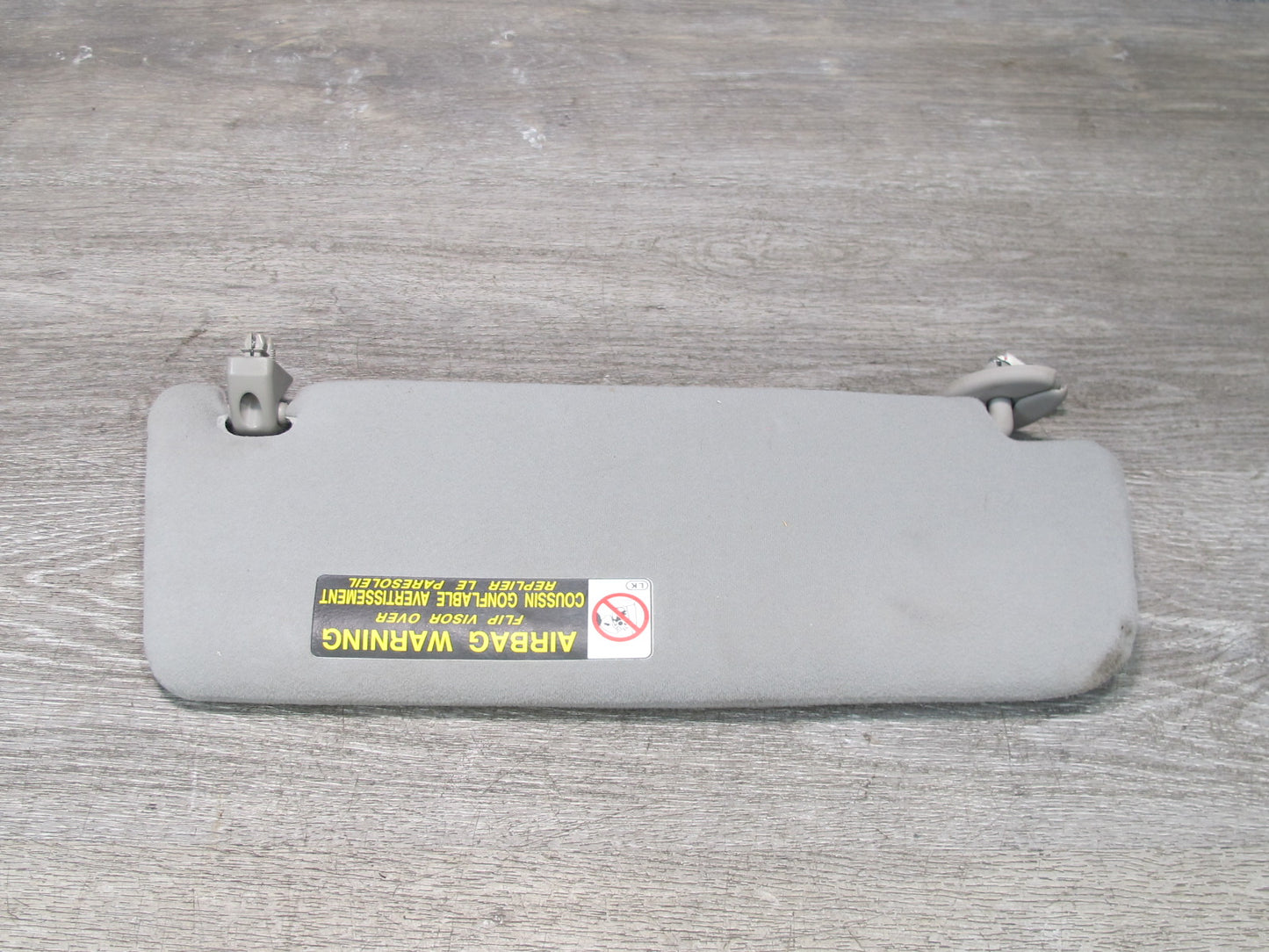 01-05 Lexus GS300 GS430 Set of 2 Front Left & Right Sun Visor Shade Gray OEM